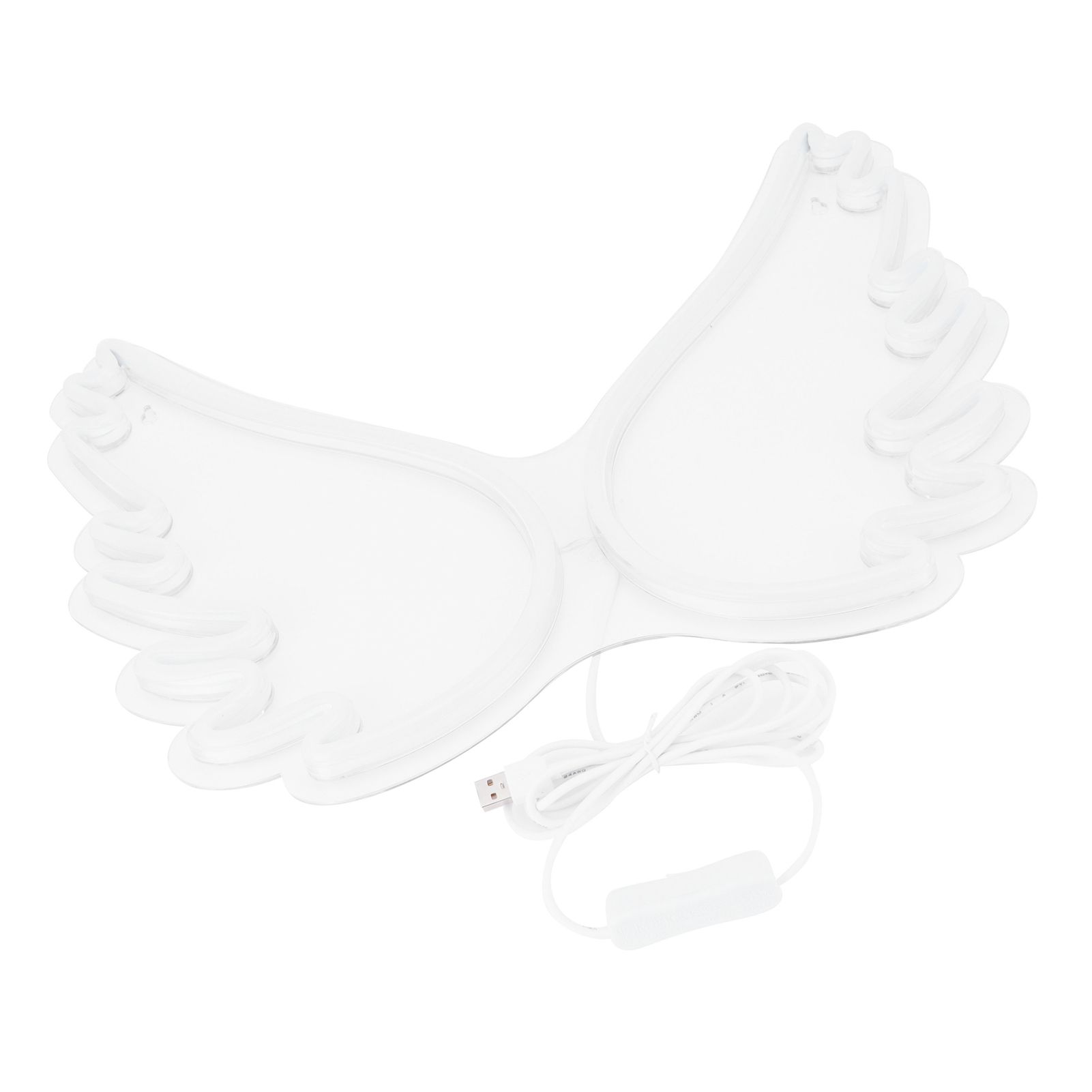 USB Neon Light Innovative Angel Wing Night Lamp Bar Store Club Pub Party view 5