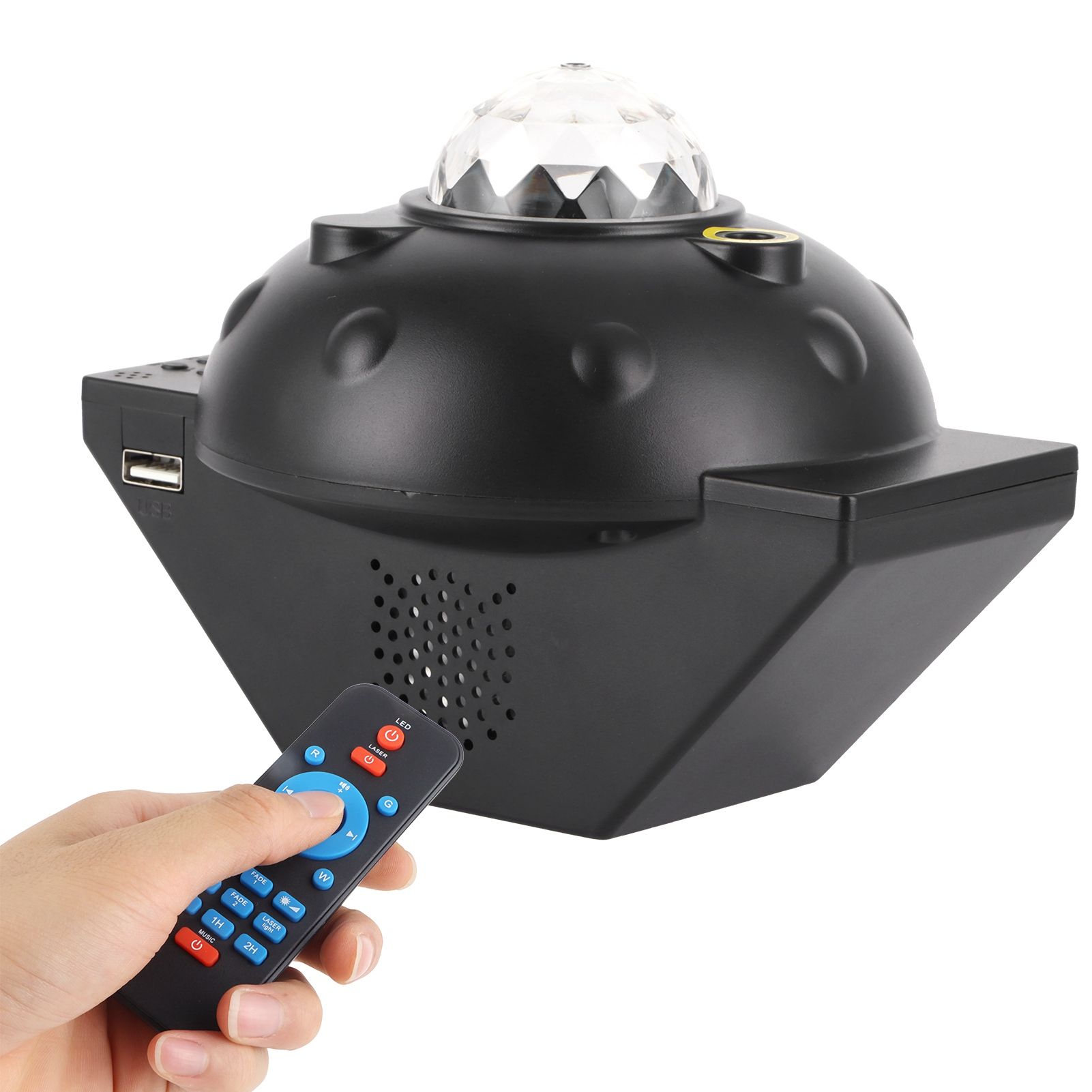Bluetooth Projector Lamp MultiFunction Remote Control Timing USB Light for view 3