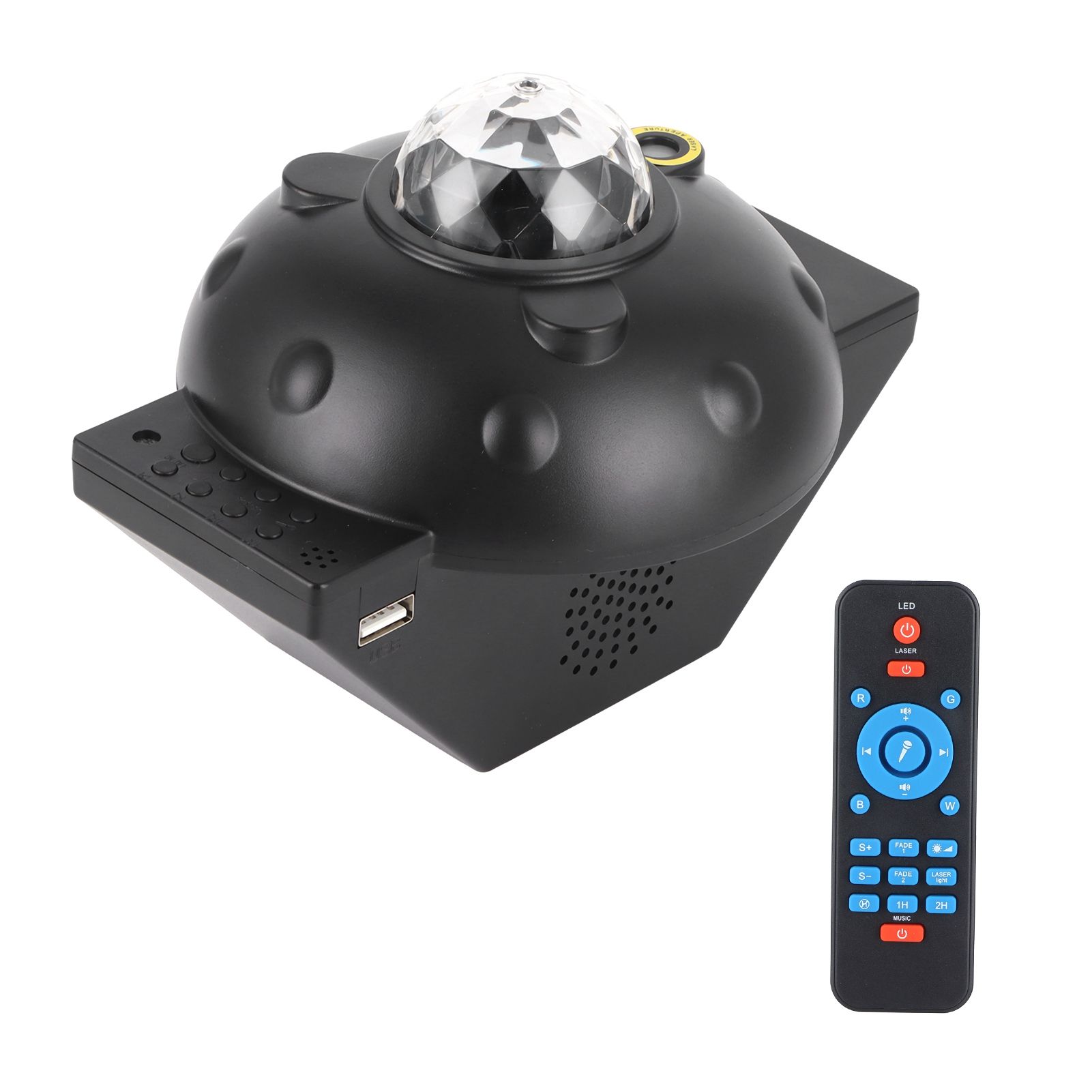 Bluetooth Projector Lamp MultiFunction Remote Control Timing USB Light for view 8