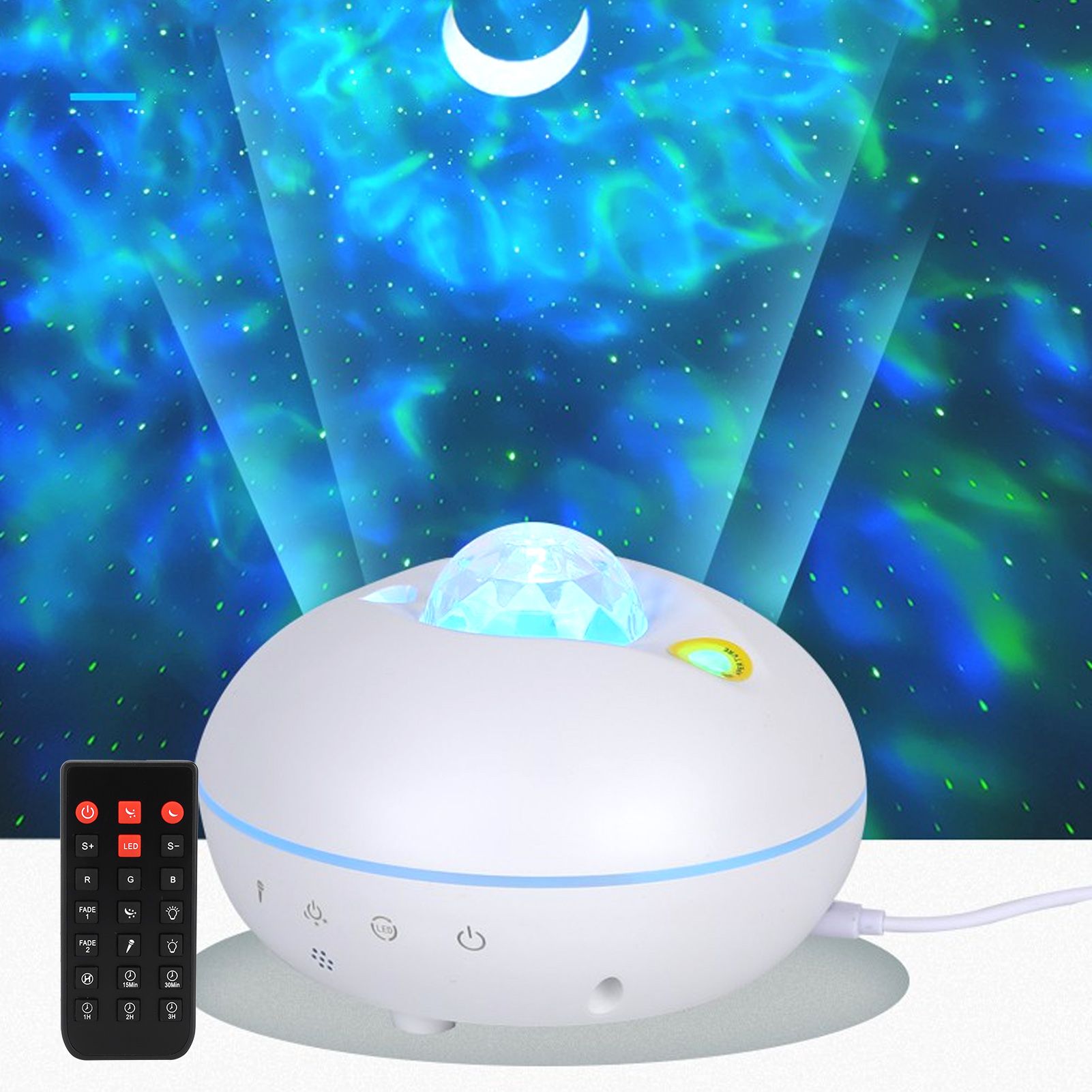 Star Projector LED Night Light Sky Projection Lamp for Kid Bedroom Game Room view 12