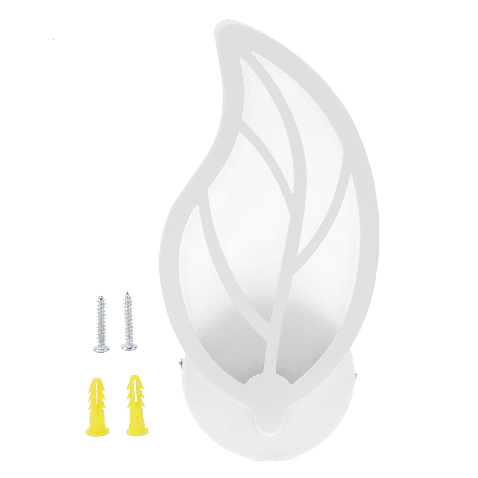 LED Wall Light Modern Acrylic LeafShape Lamp Bedroom Corridor Decor Warm White view 2