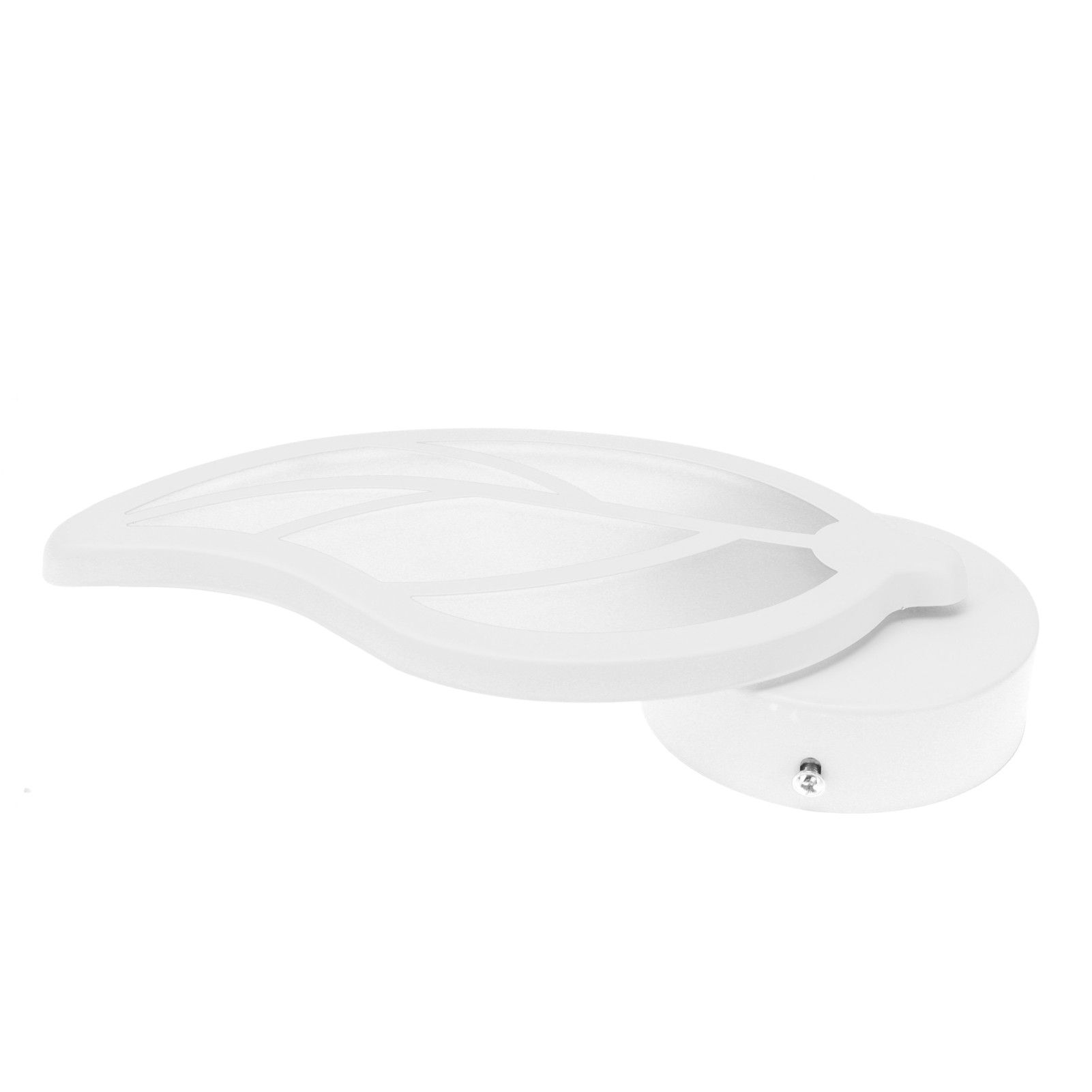 LED Wall Light Modern Acrylic LeafShape Lamp Bedroom Corridor Decor Warm White view 4
