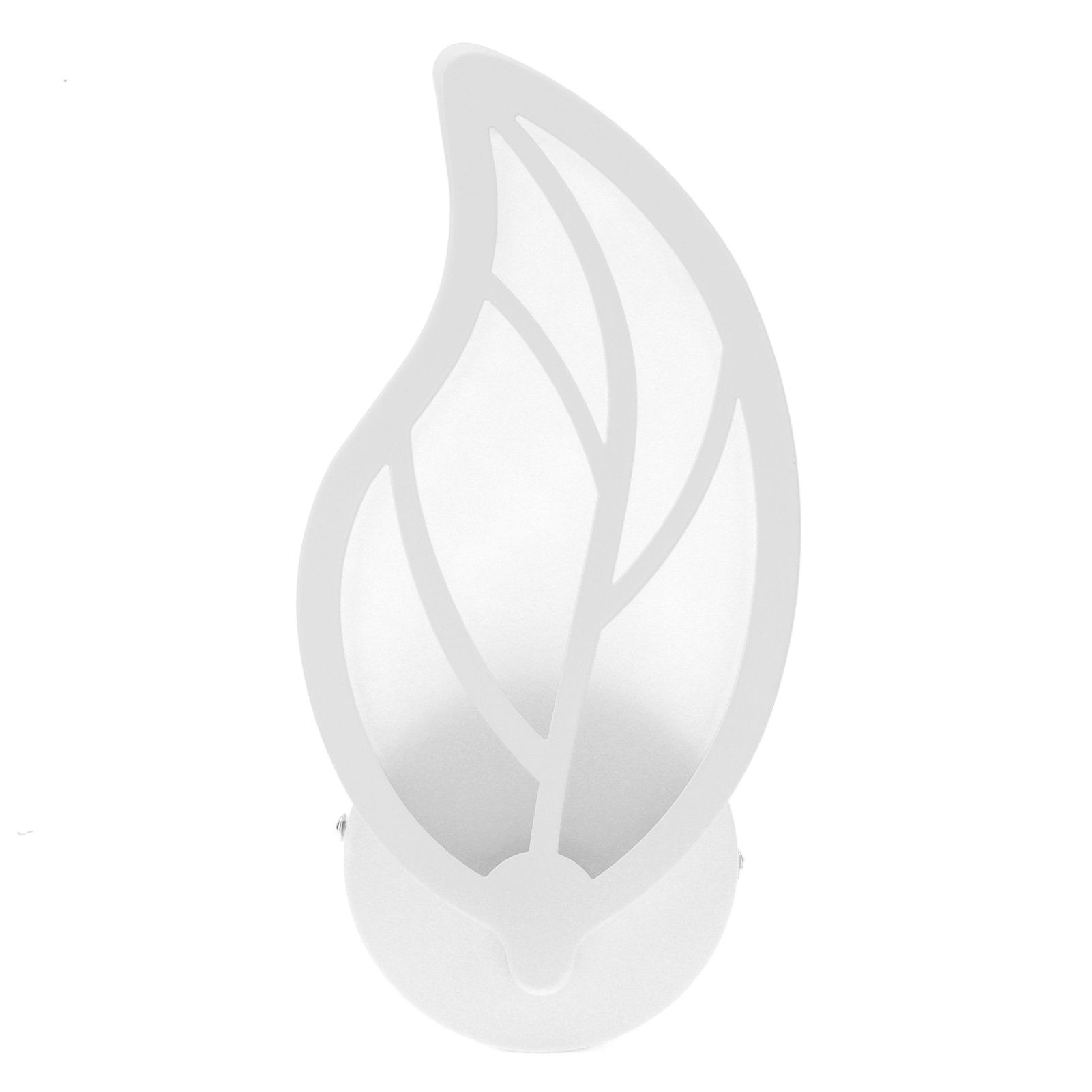 LED Wall Light Modern Acrylic LeafShape Lamp Bedroom Corridor Decor Warm White view 6