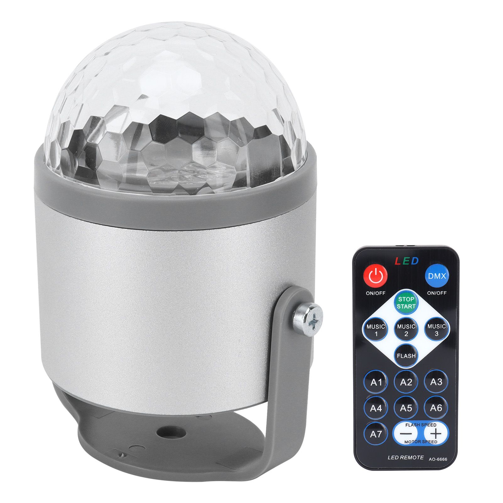 Projector Lamp Remote Control Light Colorful Ratatable Sound Activated Light view 3