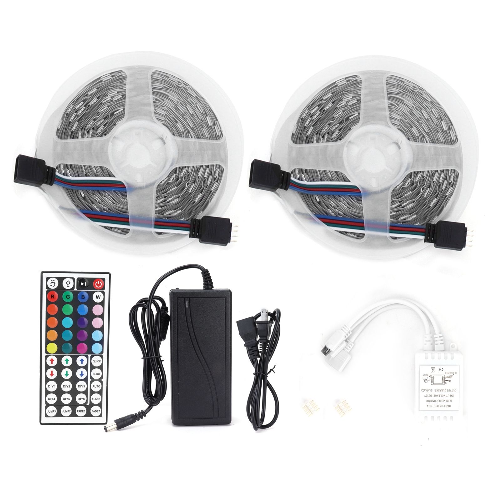 300LED Strip Light 10M Colorful RGB Strip Lights Dimmable 12V for Outdoor Decor view 2