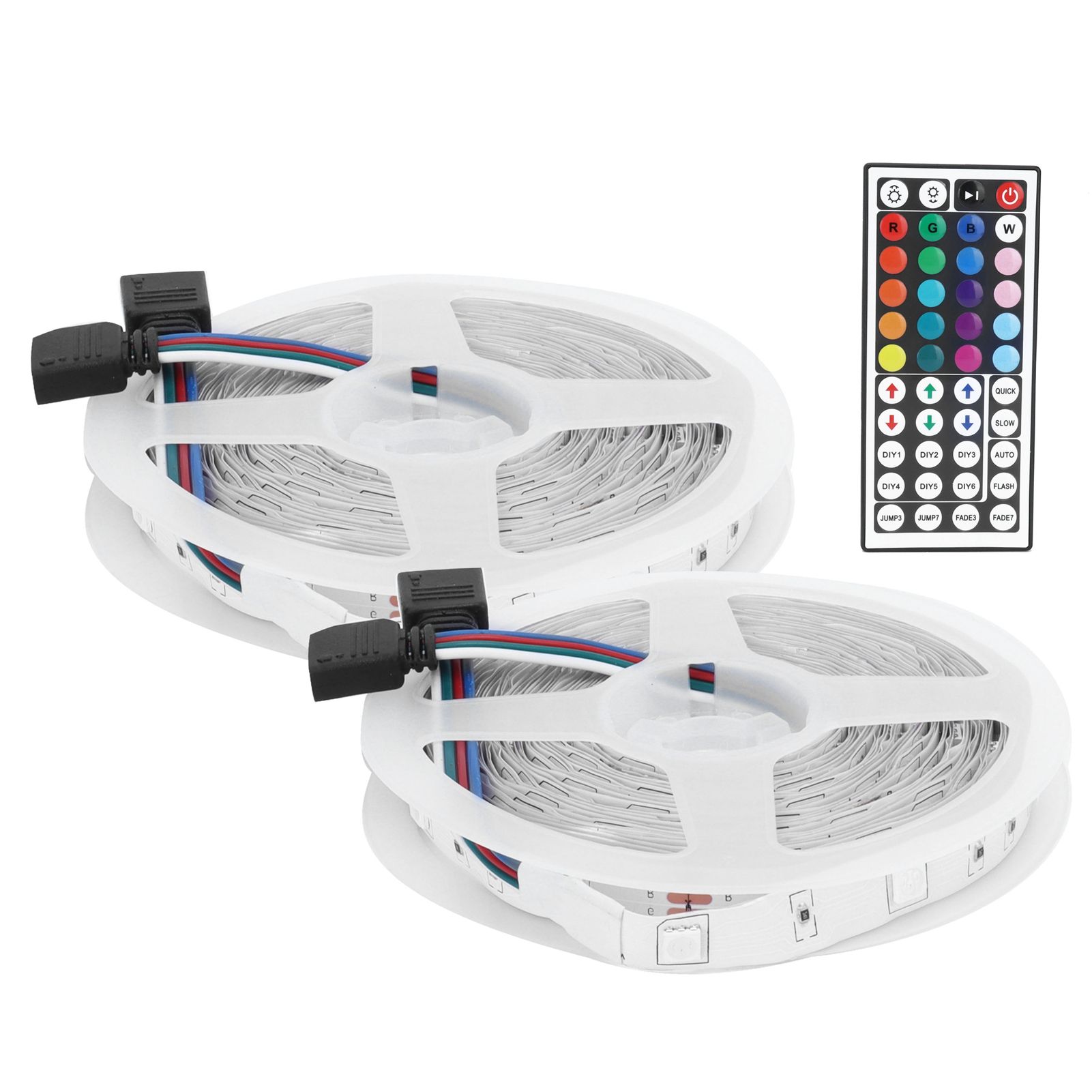 300LED Strip Light 10M Colorful RGB Strip Lights Dimmable 12V for Outdoor Decor view 8