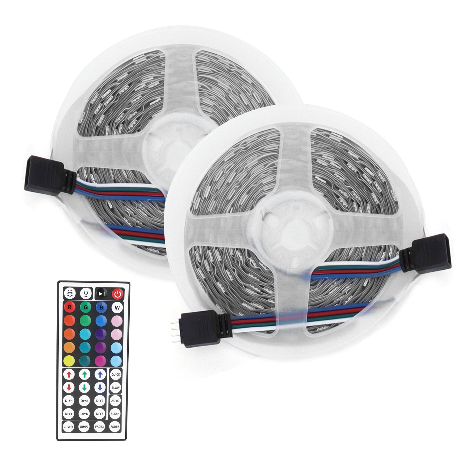 300LED Strip Light 10M Colorful RGB Strip Lights Dimmable 12V for Outdoor Decor view 10