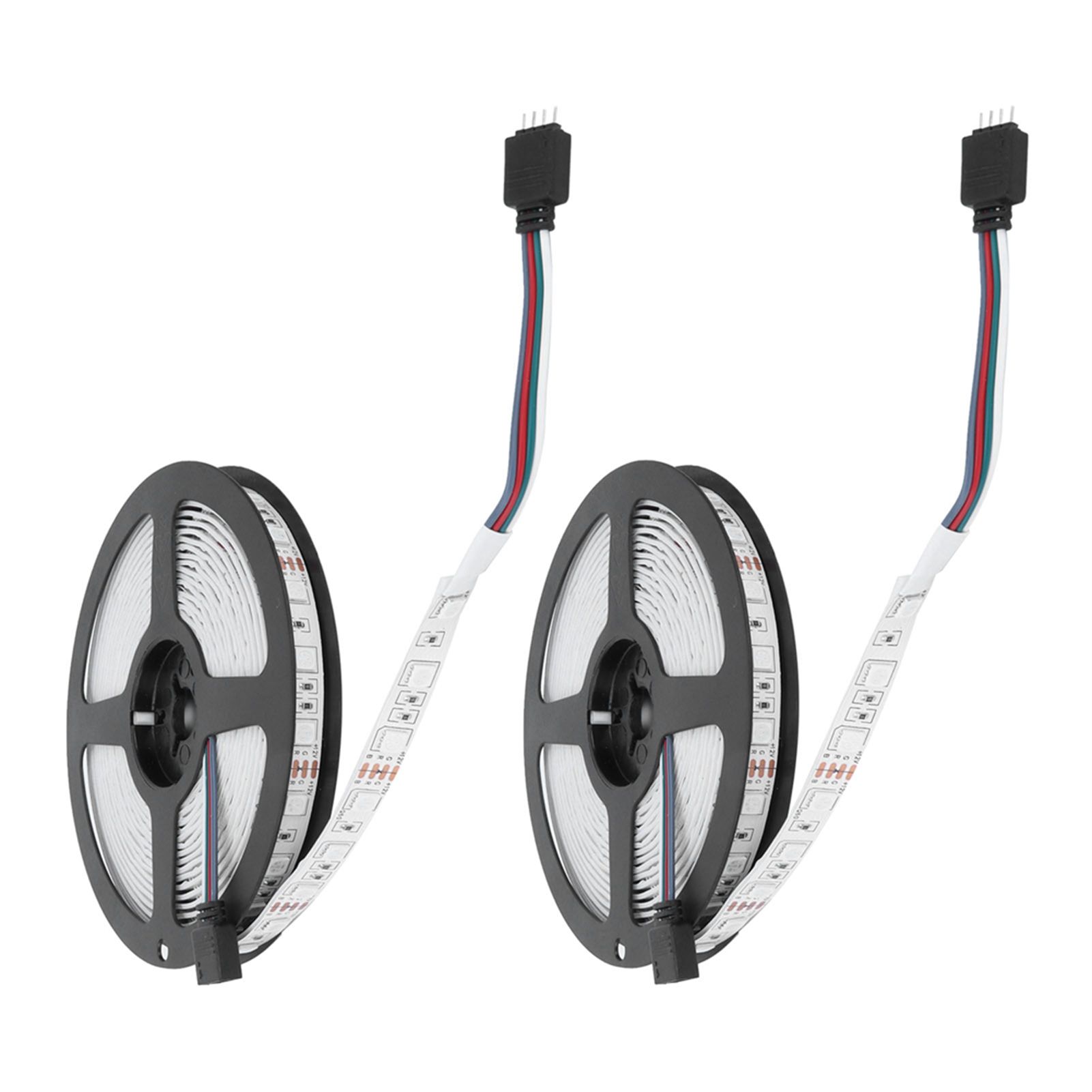 Colorful Strip Light 12V 5050SMD RGB 600LED Flexible Light Strip with Remote view 6