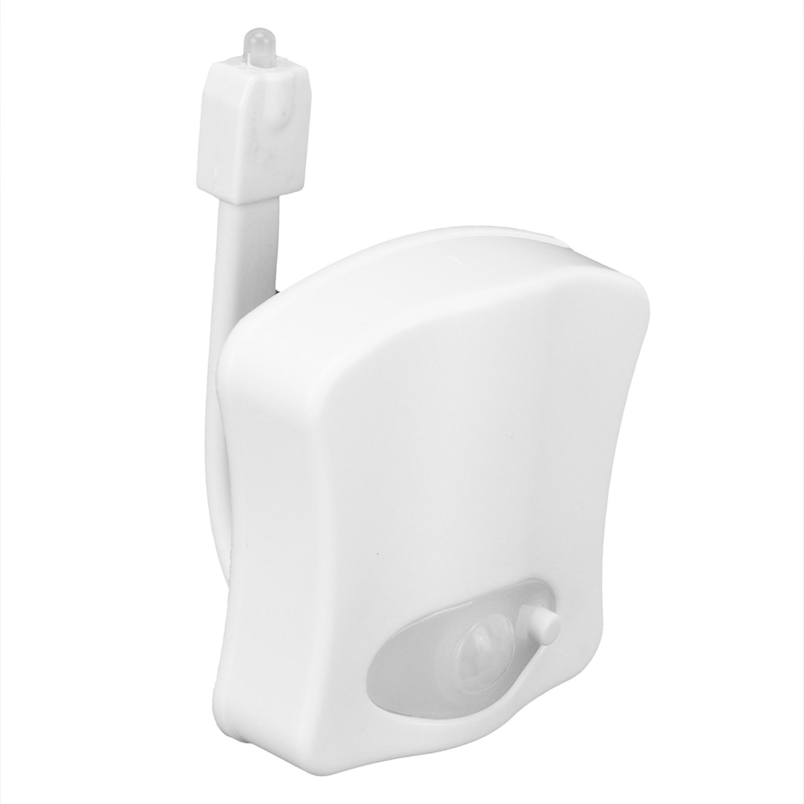 Toilet Sensor Light with 8 Color LED Hanging Body Toilet Cover Lamp Night view 3