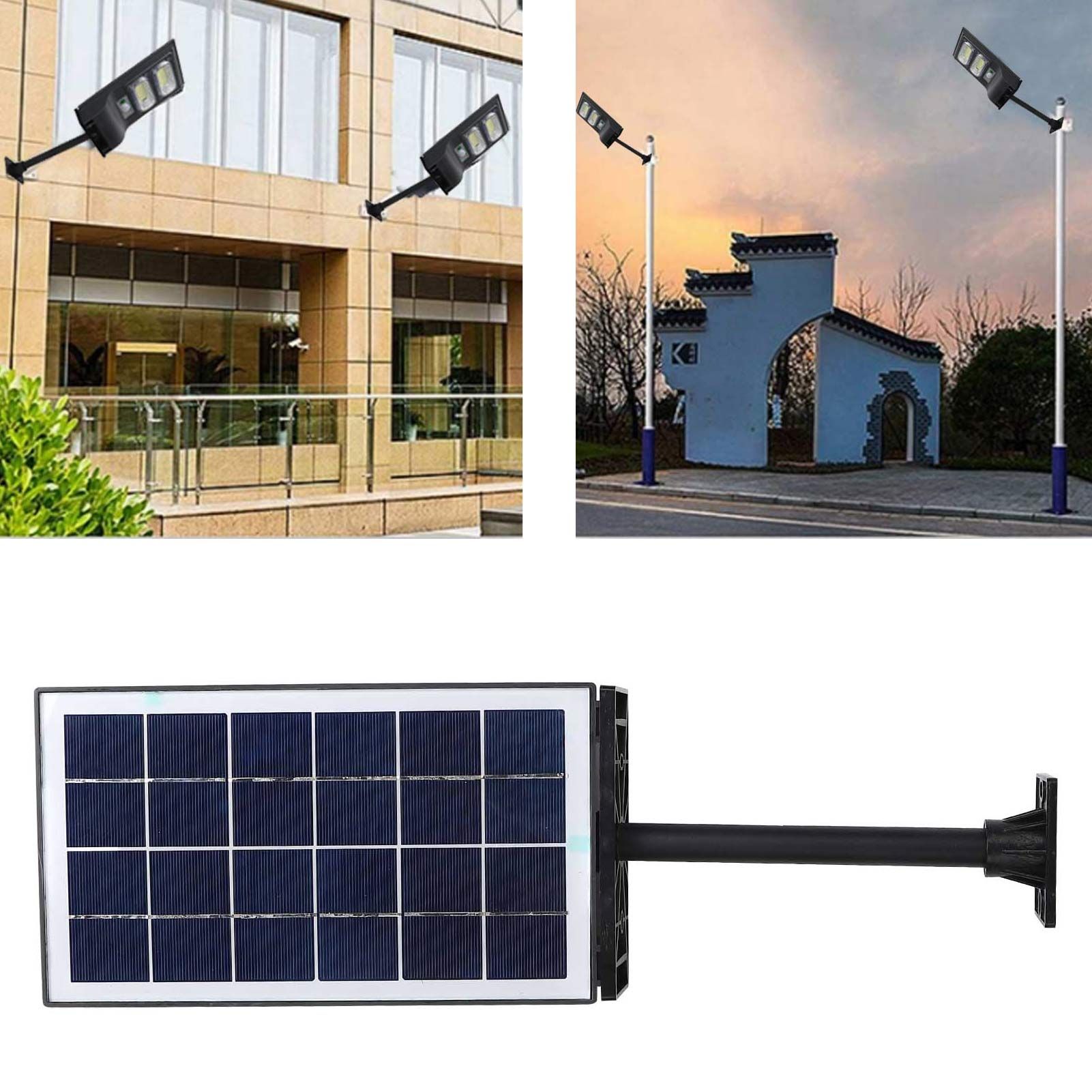 60LED Street Light Highlight Motion Sensor Solar Lamp IP65 Waterproof for view 11