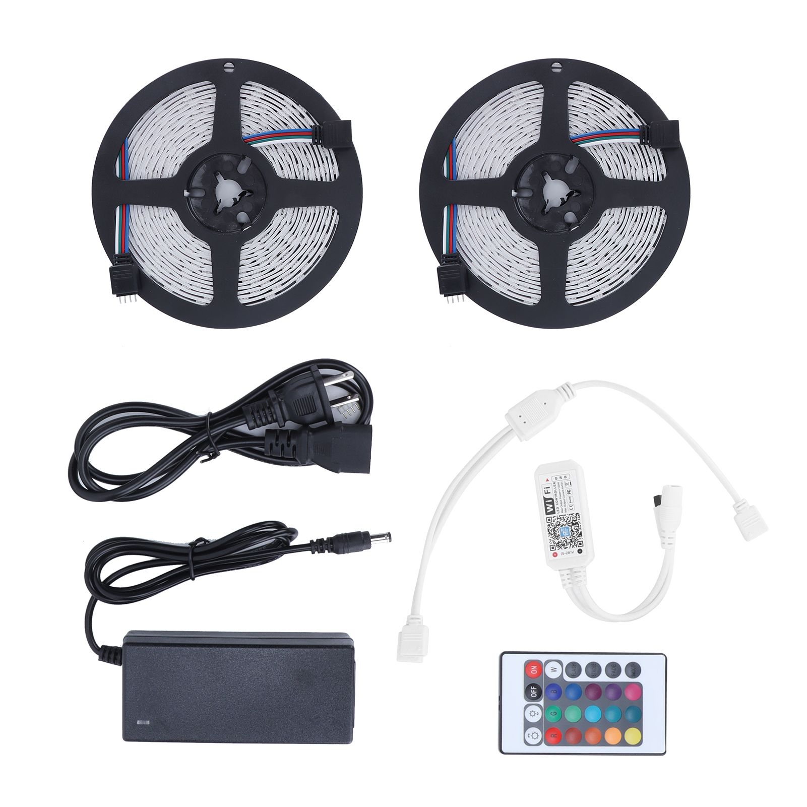 10M RGB Strip Lights Colorful WiFi 600LED Light Strip Dimmable Lighting for view 6