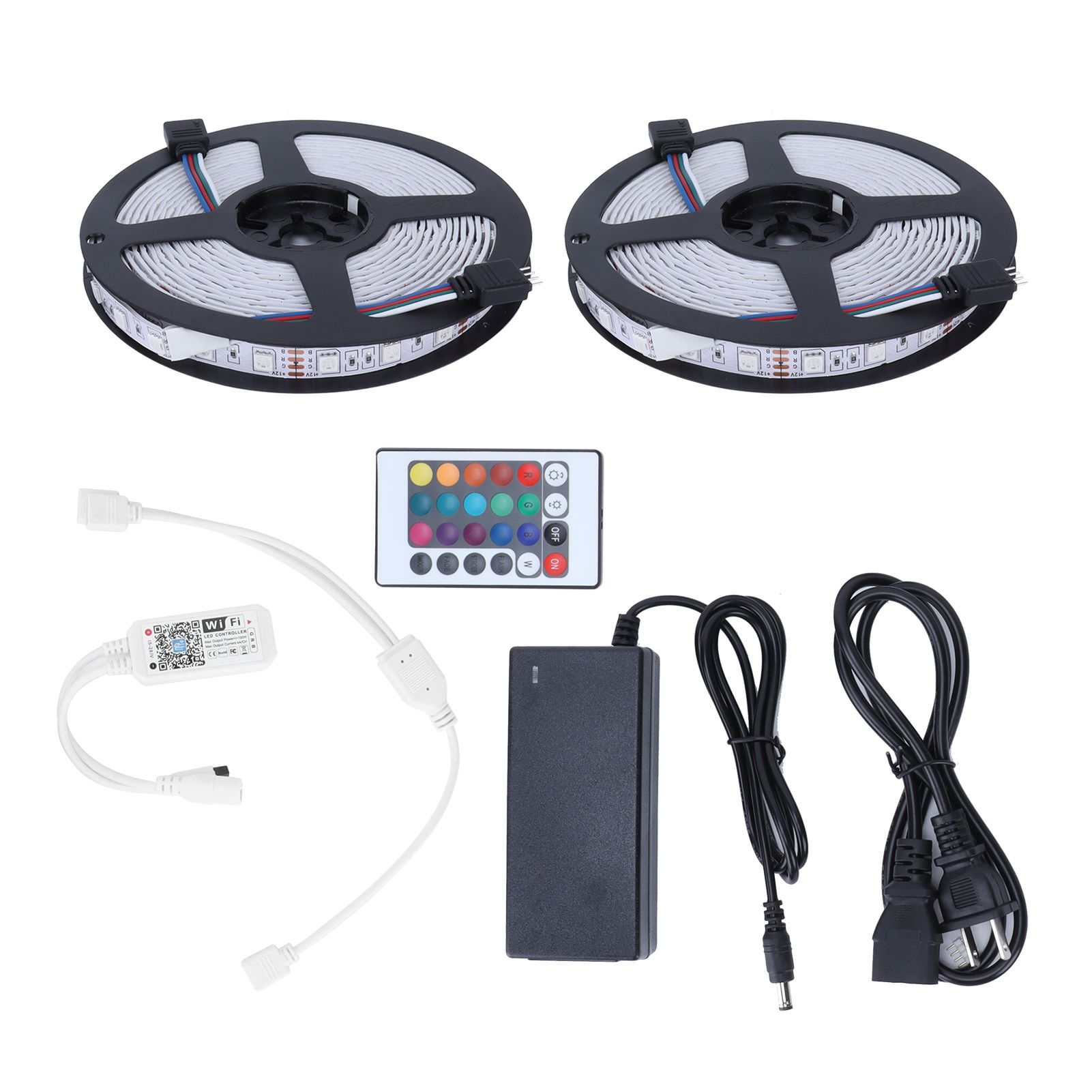 10M RGB Strip Lights Colorful WiFi 600LED Light Strip Dimmable Lighting for view 8