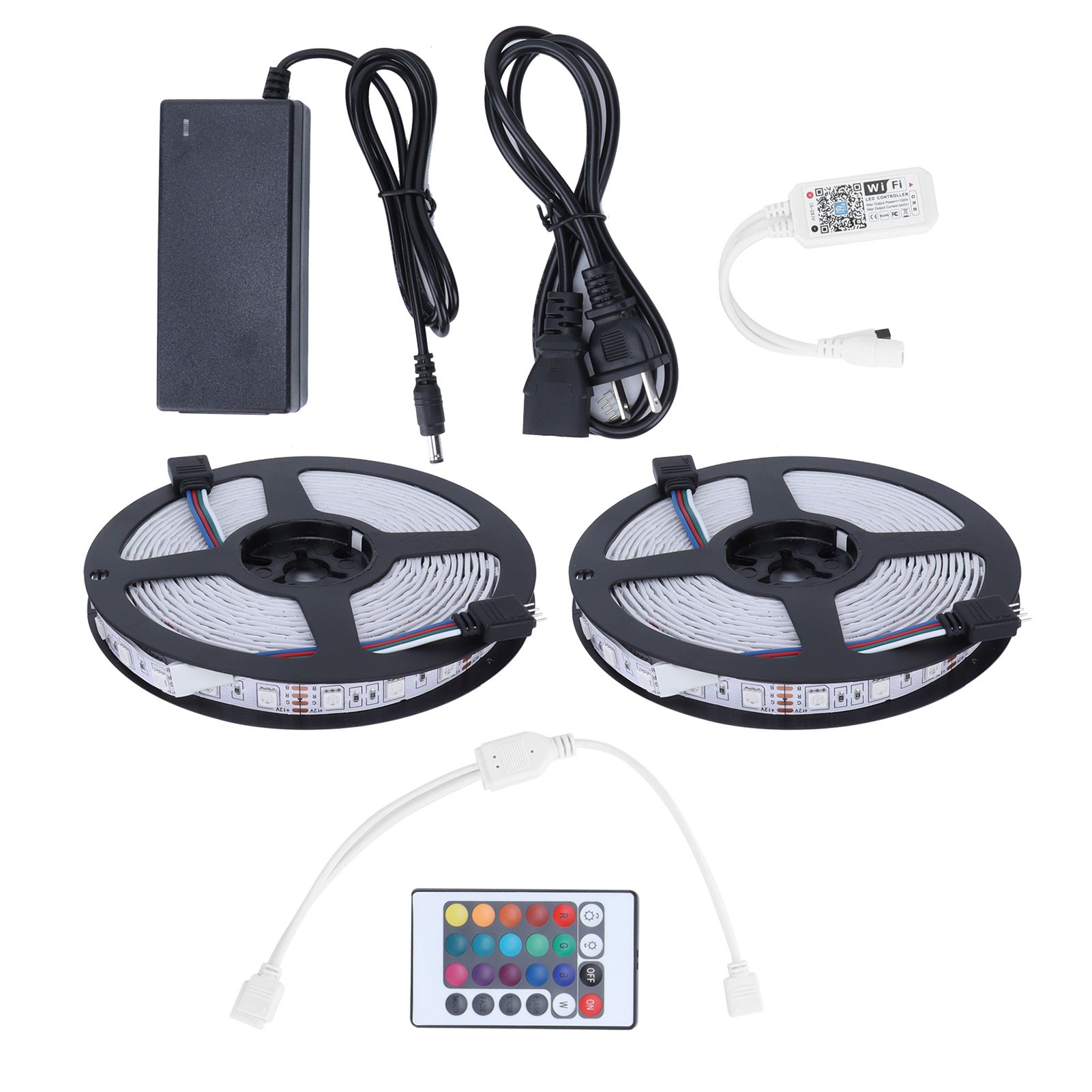 10M RGB Strip Lights Colorful WiFi 600LED Light Strip Dimmable Lighting for view 10