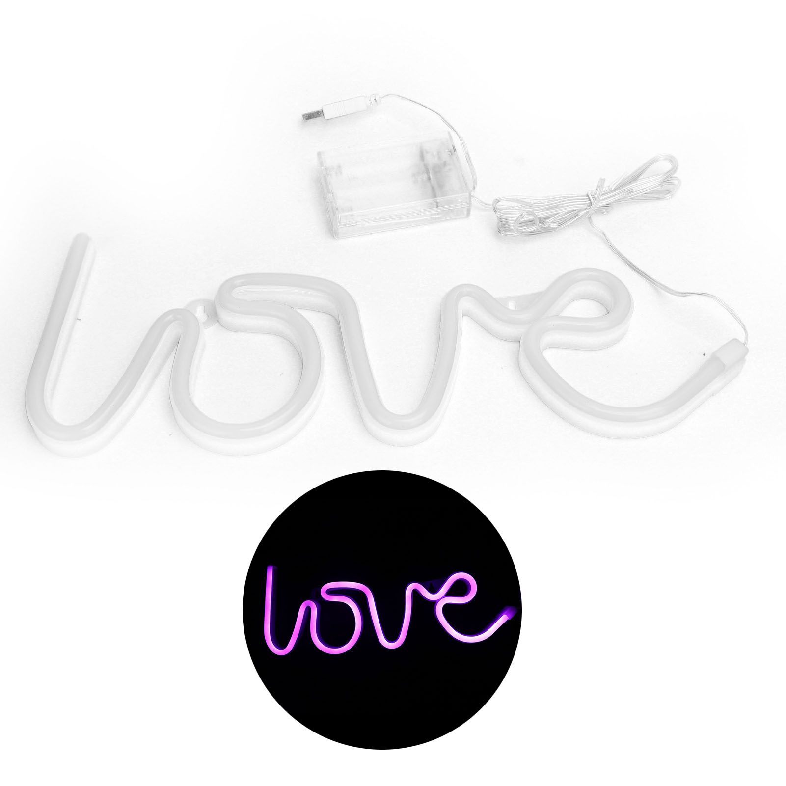LED Neon Sign Light Unique Ambient Lighting for Proposal Wedding Anniversary view 2