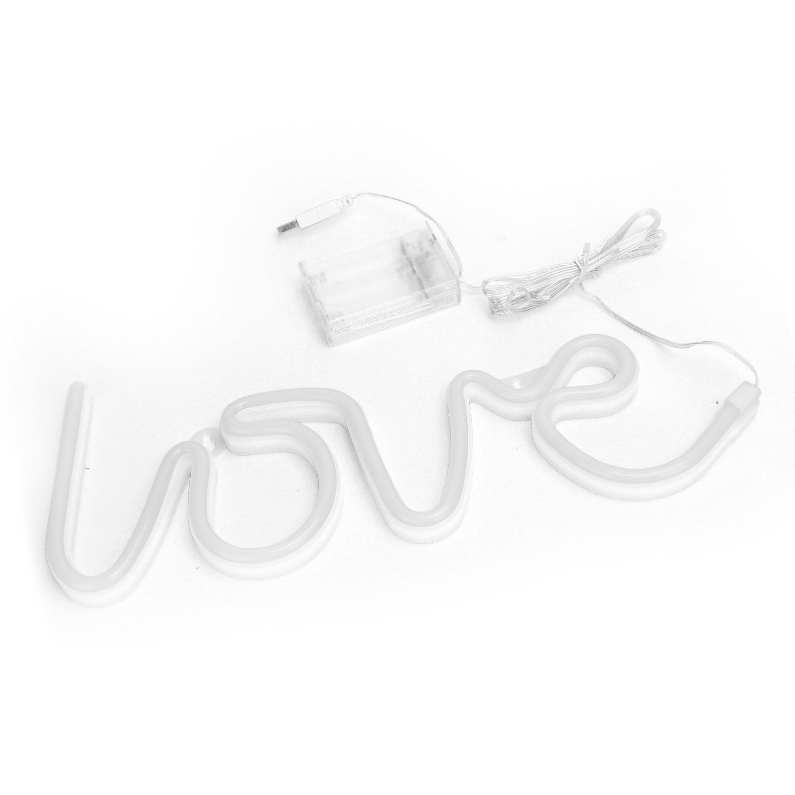 LED Neon Sign Light Unique Ambient Lighting for Proposal Wedding Anniversary view 4