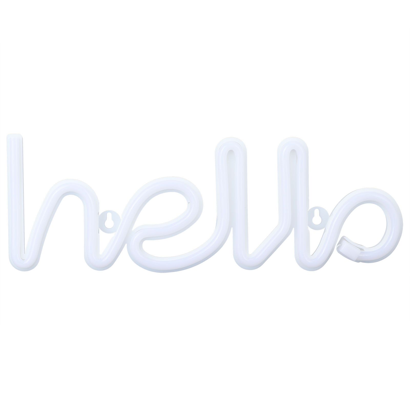 LED Neon Sign Hello Letters Neon Light Wall Decor for Wedding Party