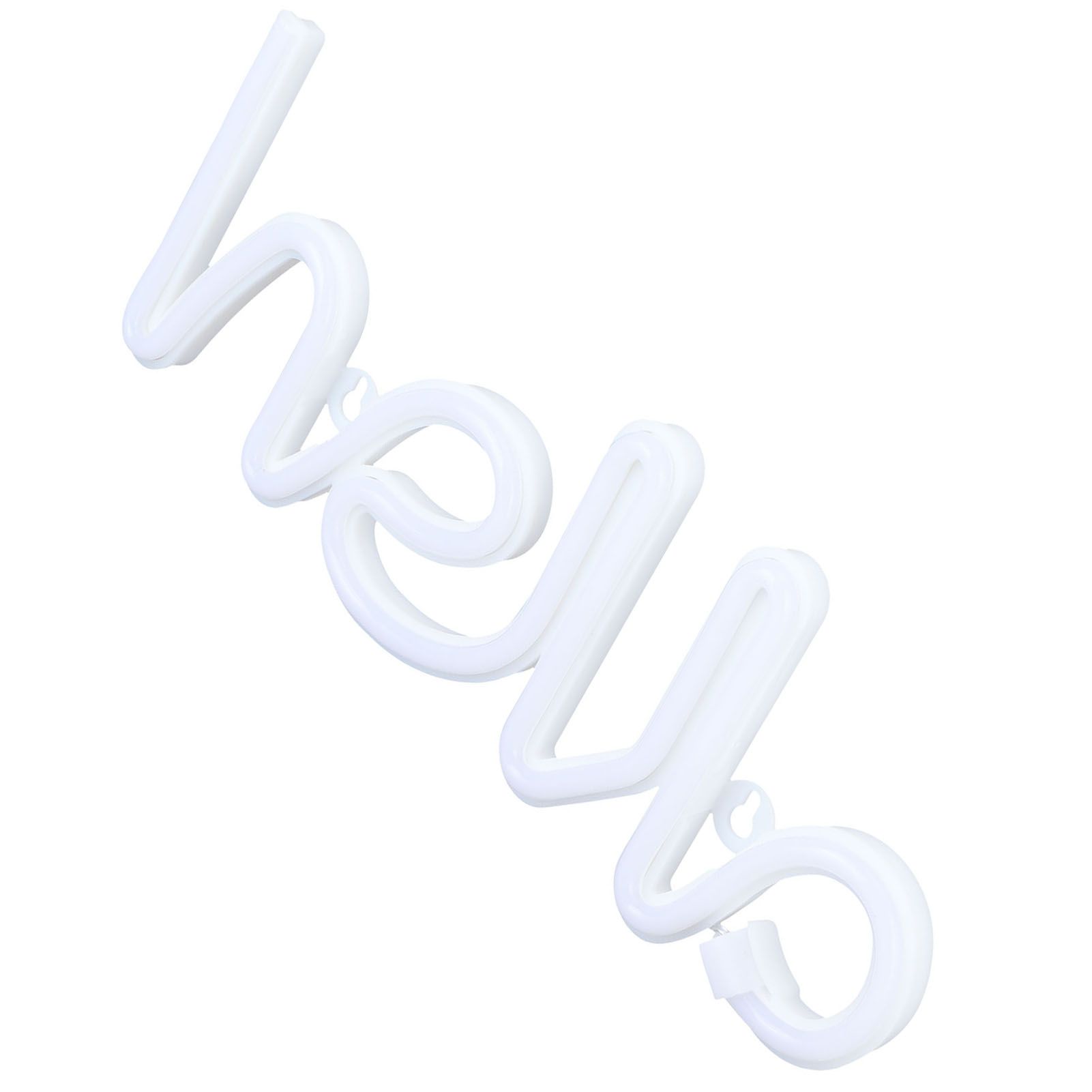 LED Neon Sign Hello Letters Neon Light Wall Decor for Wedding Party view 8