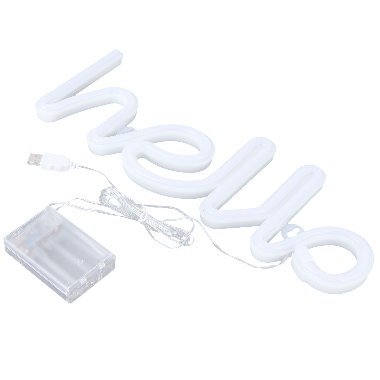LED Neon Sign Hello Letters Neon Light Wall Decor for Wedding Party view 10