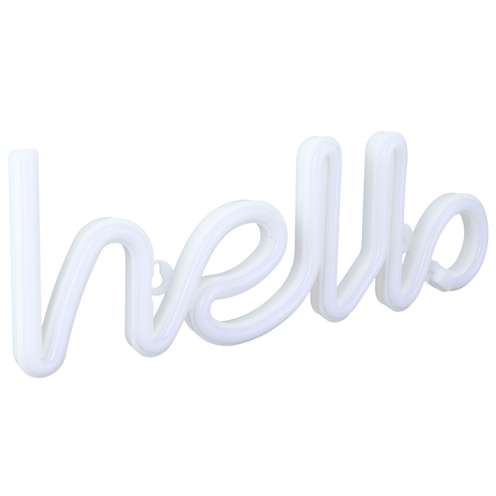 LED Neon Sign Hello Letters Neon Light Wall Decor for Wedding Party view 4