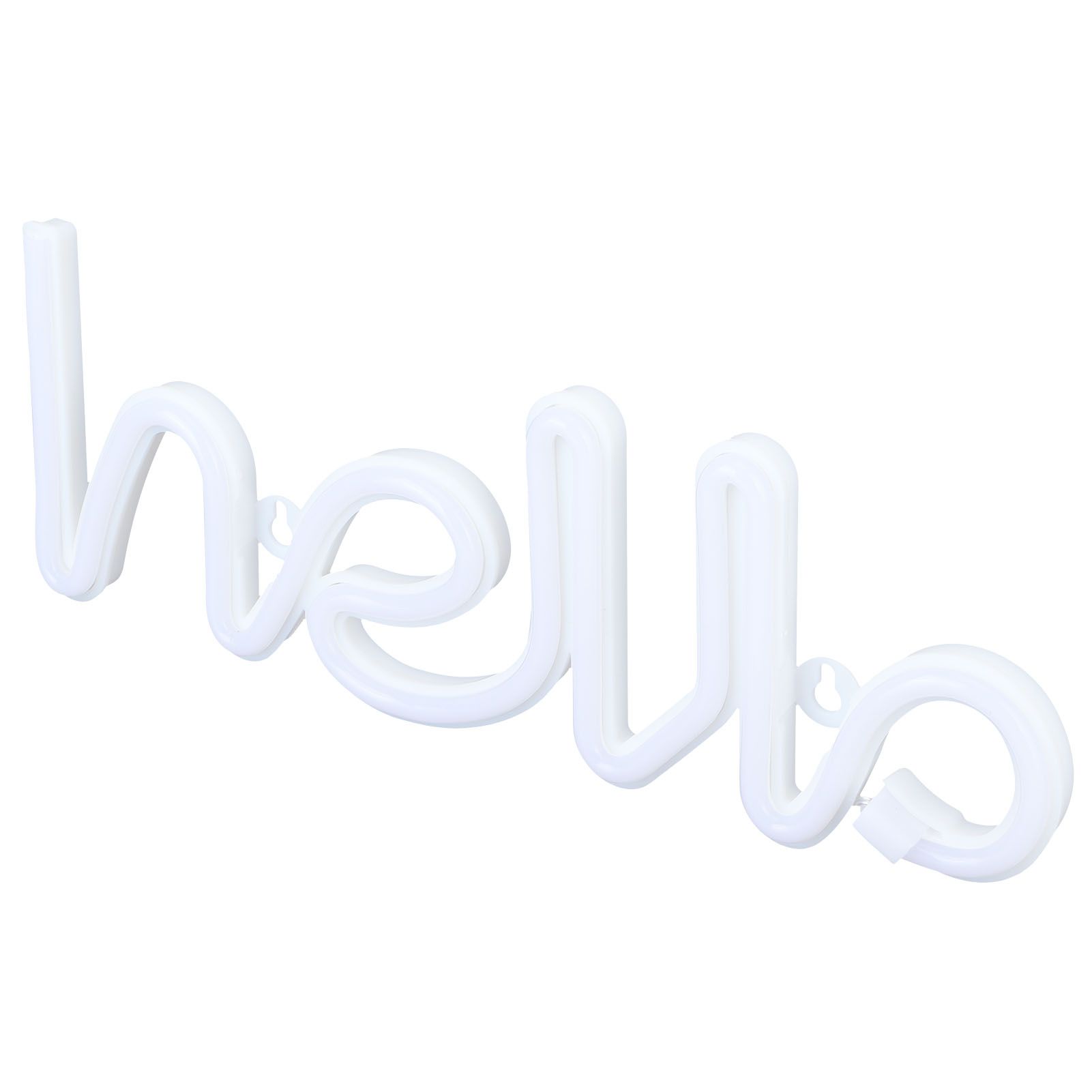 LED Neon Sign Hello Letters Neon Light Wall Decor for Wedding Party view 6