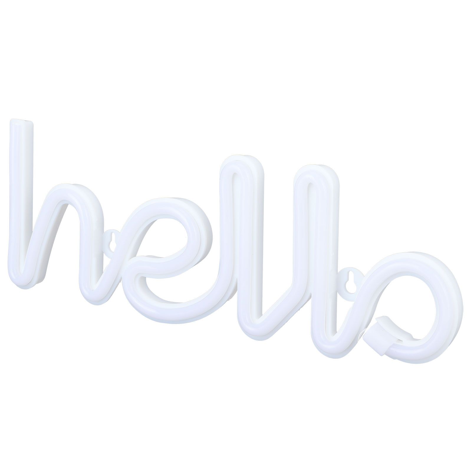 LED Neon Sign Hello Letters Neon Light Wall Decor for Wedding Party view 3