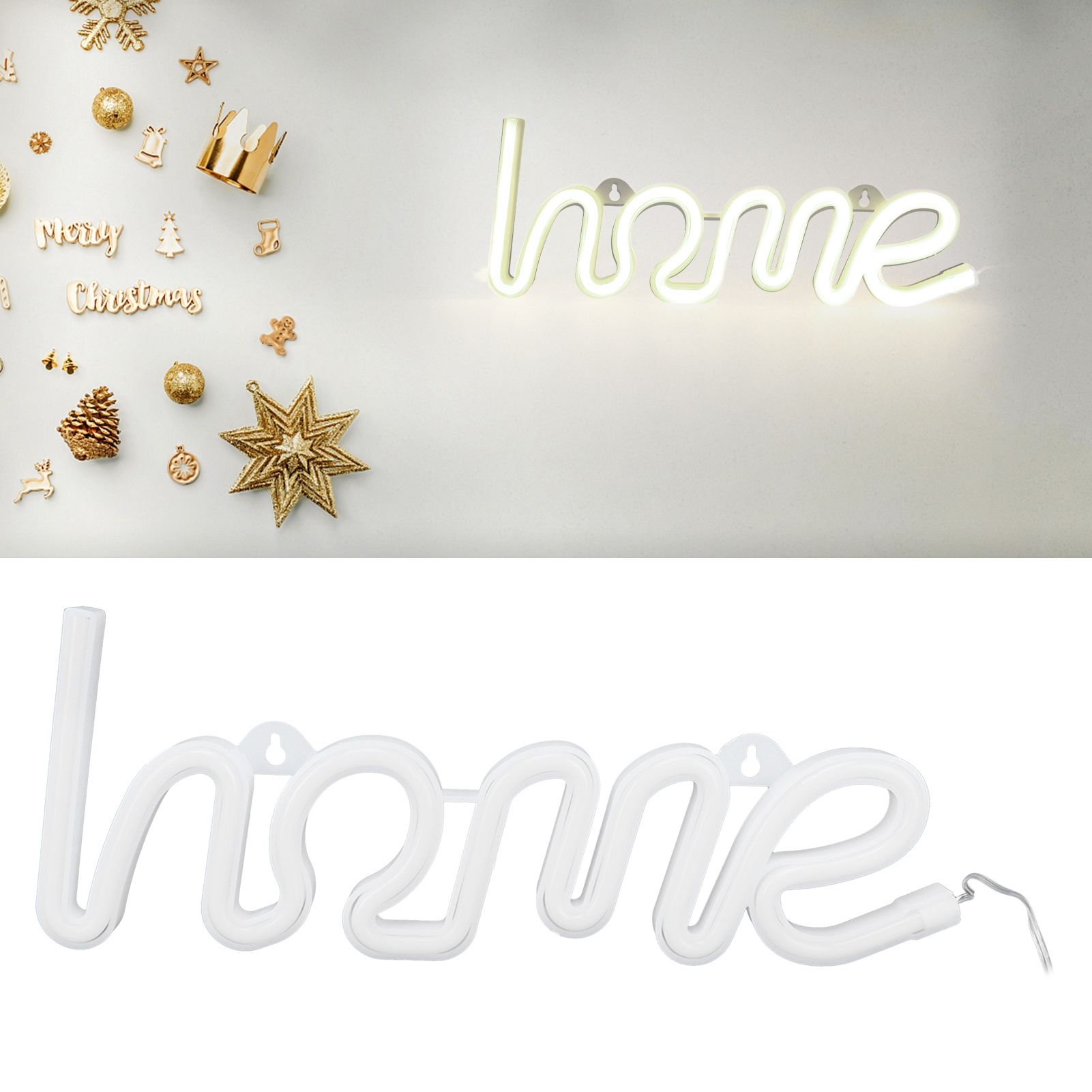 LED Neon Light Unique HOMEPattern Wall Sign Lamp Proposal Wedding Party Bar view 12