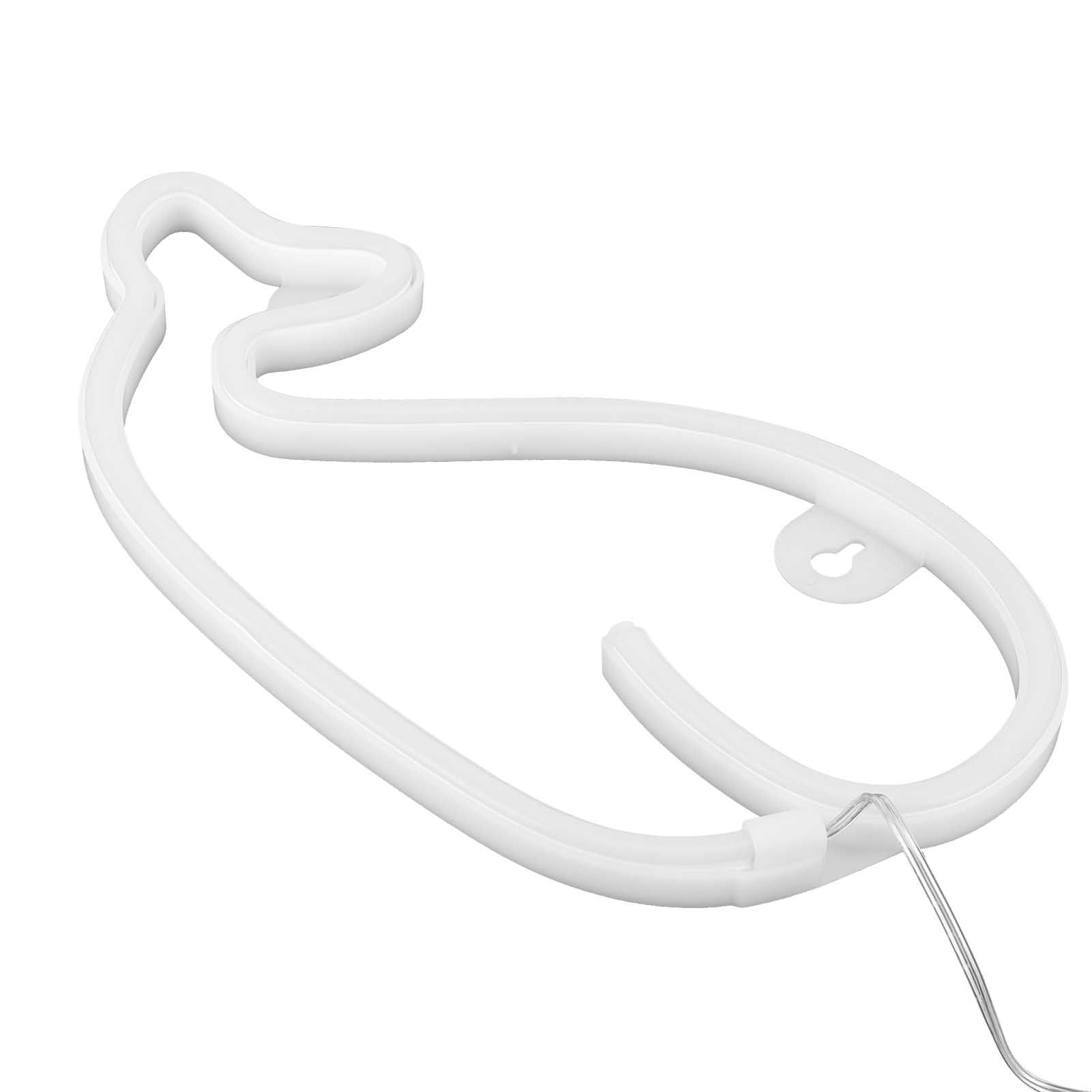Neon Light Whale Shape LED Neon Sign Lamp Home Bedroom Party Holiday view 6