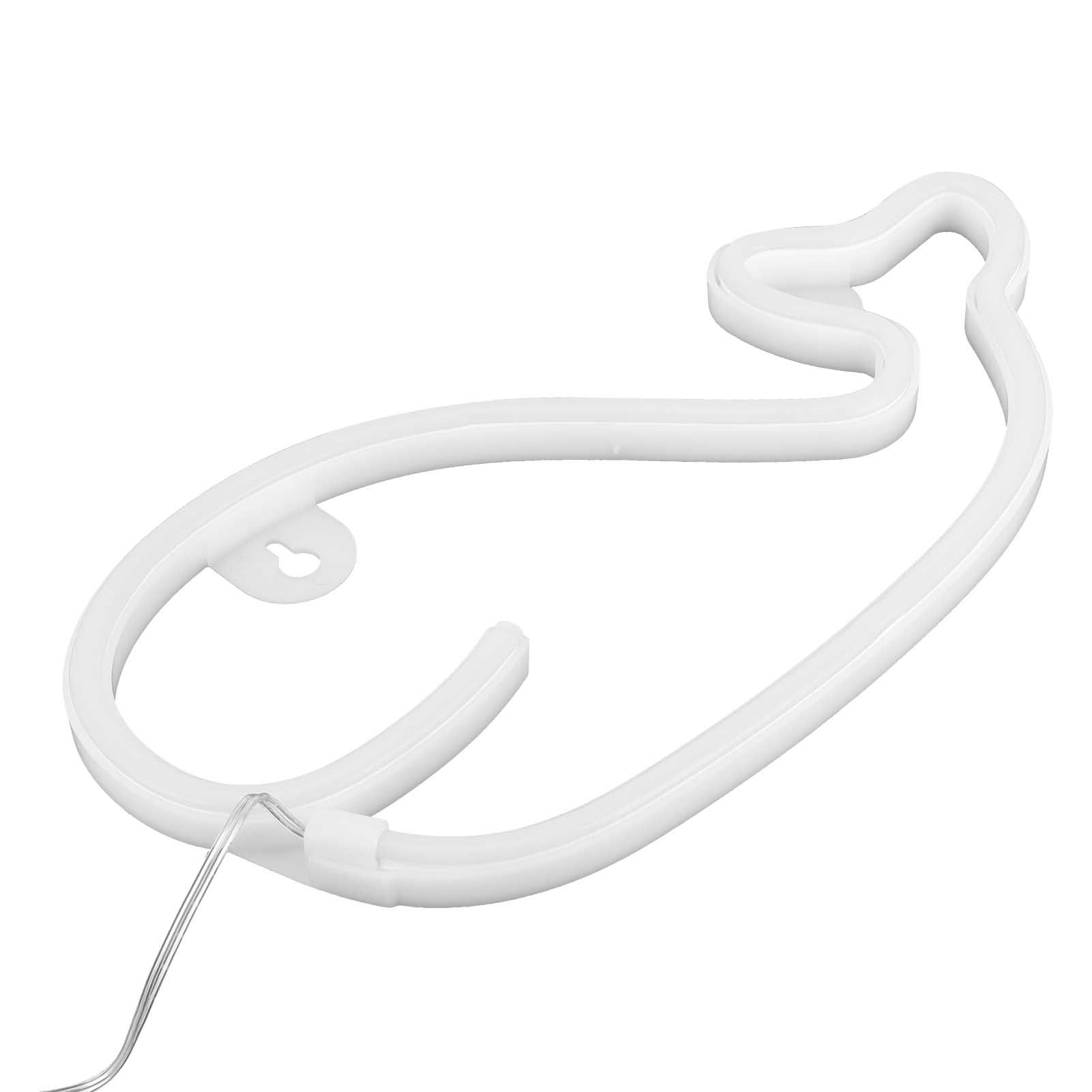 Neon Light Whale Shape LED Neon Sign Lamp Home Bedroom Party Holiday view 9