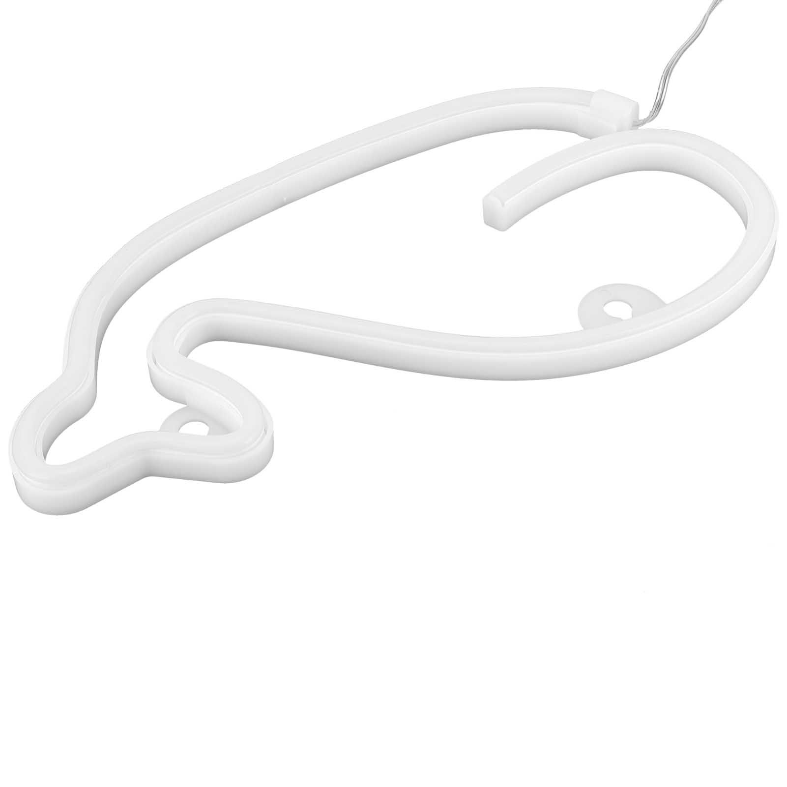 Neon Light Whale Shape LED Neon Sign Lamp Home Bedroom Party Holiday view 10