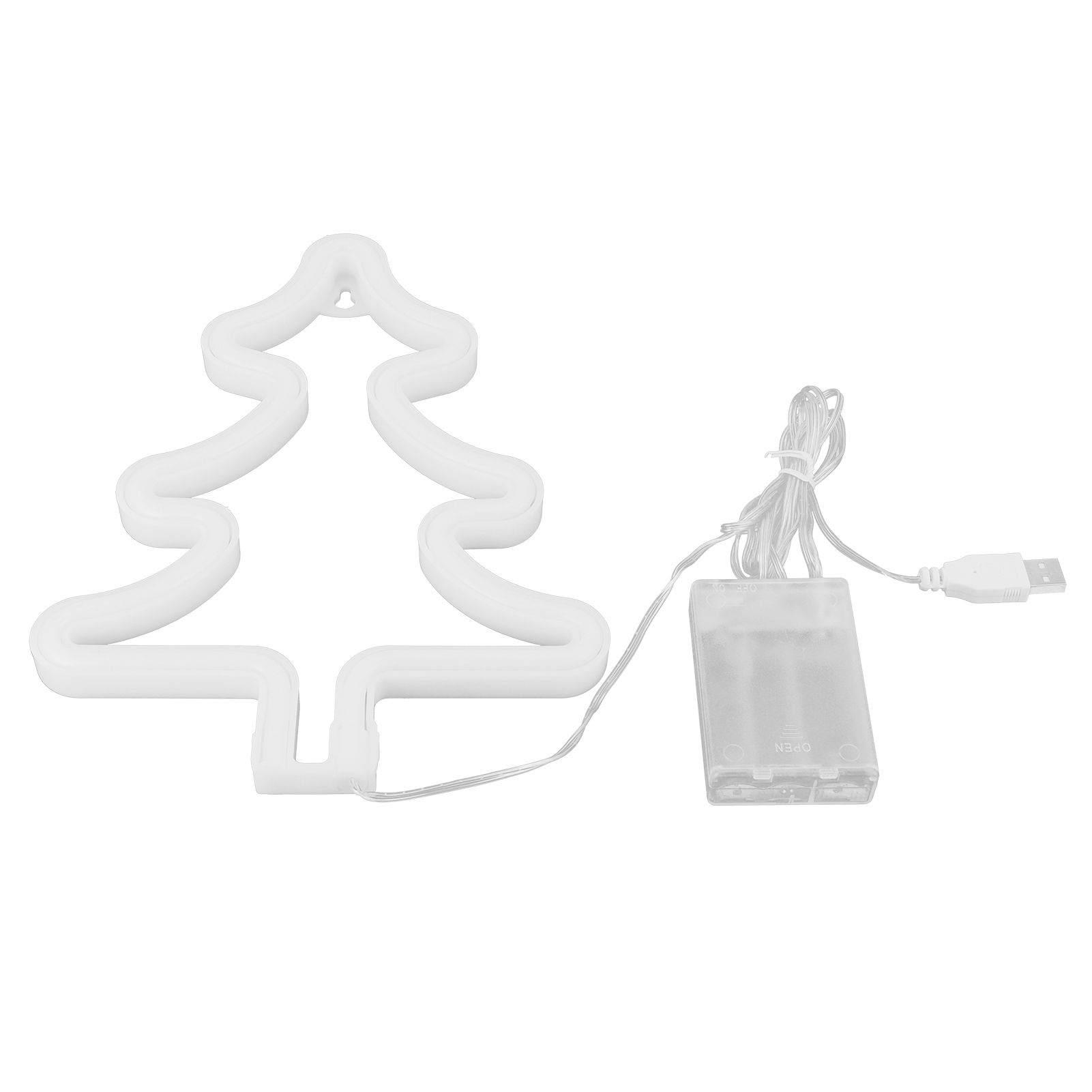 LED Neon Light Colorful Christmas Tree Neon Sign Decoration for Home Bedroom view 2