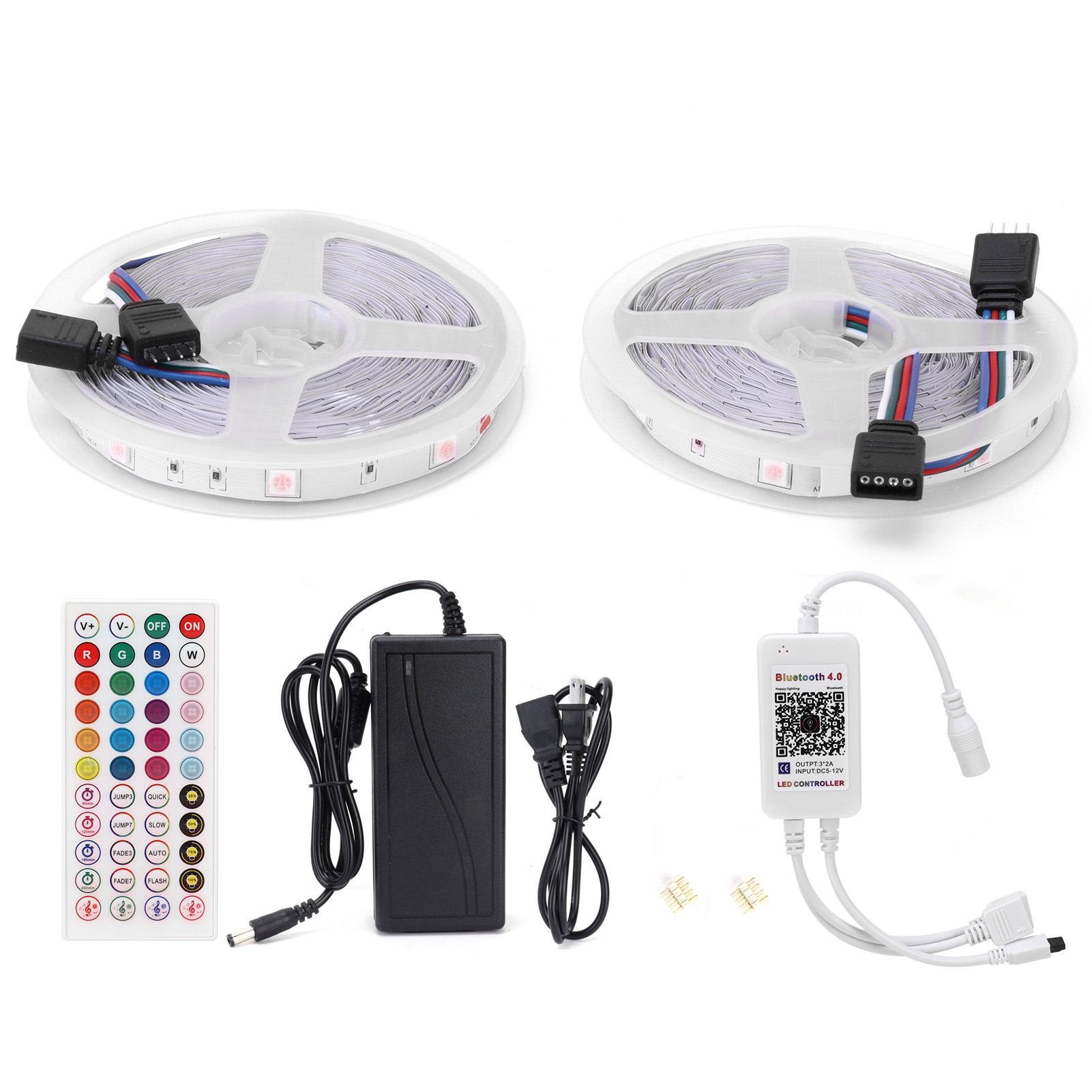 5050SMD LED Strip Lights 12V RGB Bluetooth Decorative Lamp Home Car Party view 2