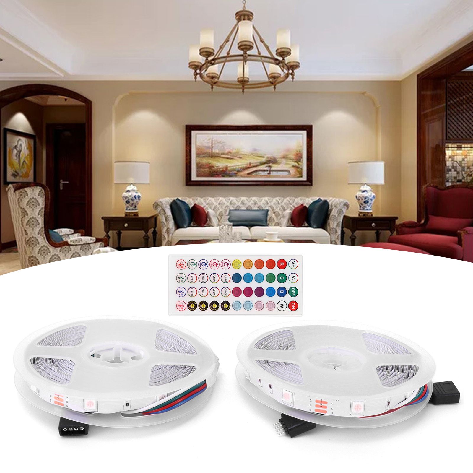 5050SMD LED Strip Lights 12V RGB Bluetooth Decorative Lamp Home Car Party view 12