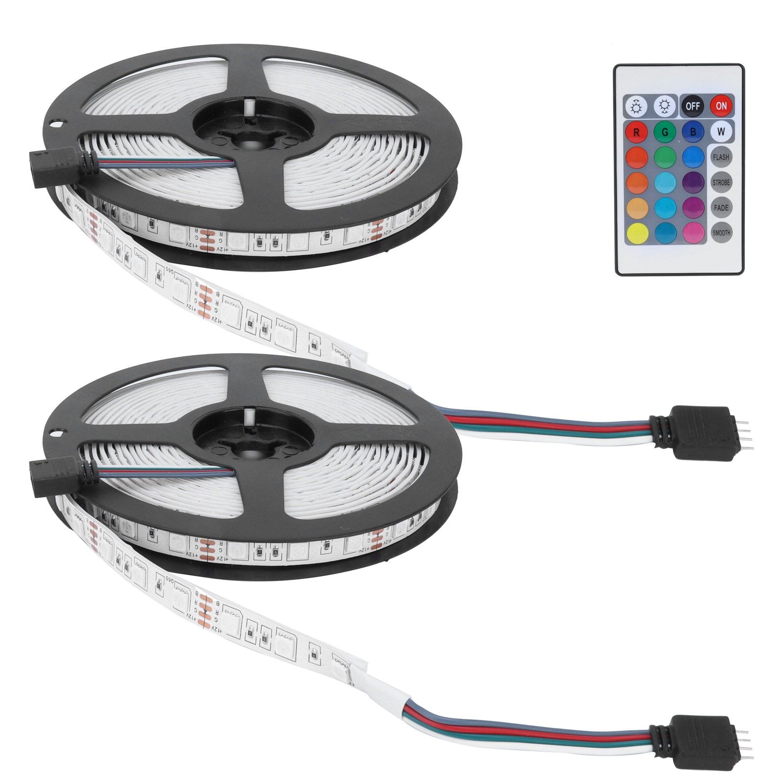600LED RGB Strip Light 10m 5050SMD Bluetooth APP Control Dimmable Color Change view 4
