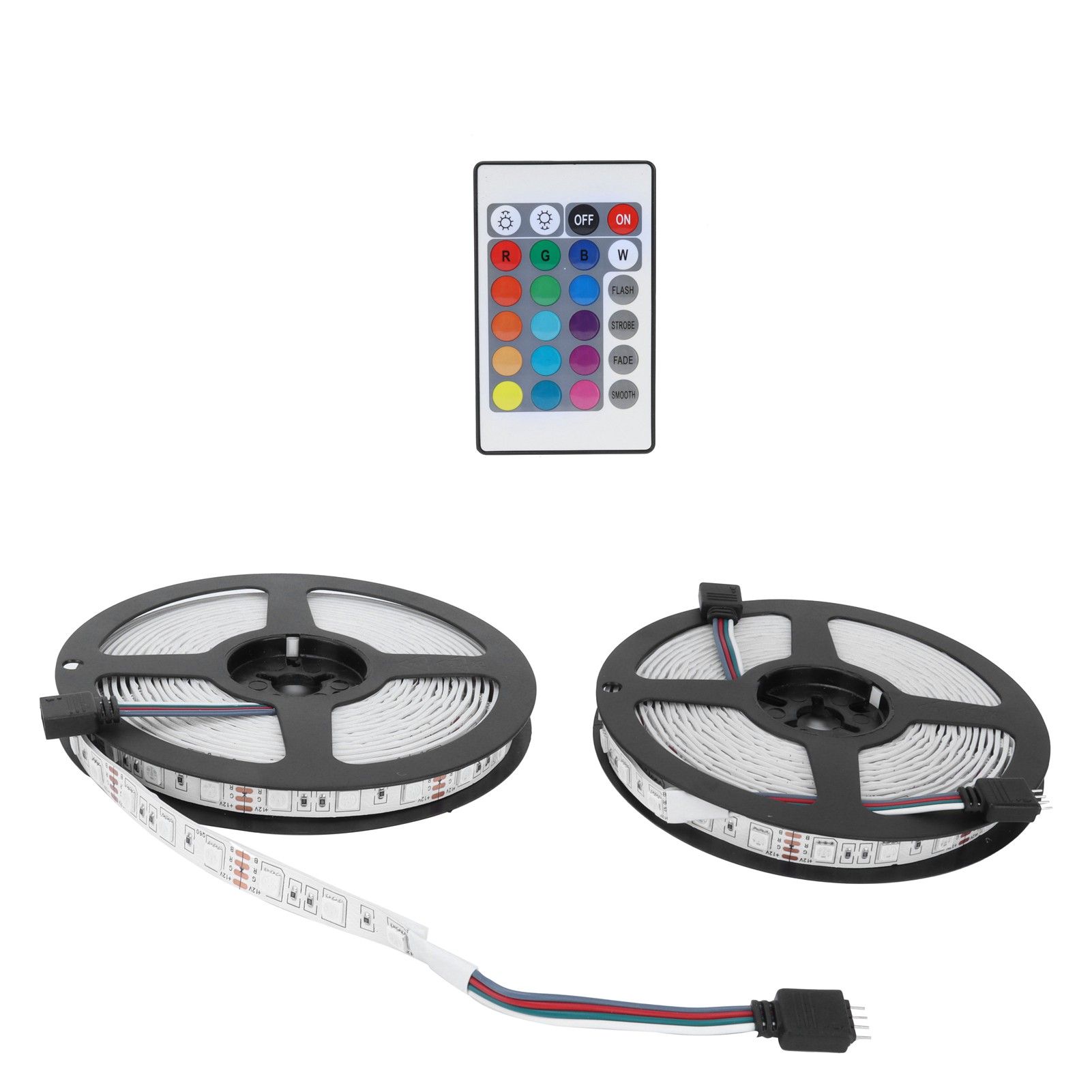 600LED RGB Strip Light 10m 5050SMD Bluetooth APP Control Dimmable Color Change view 5