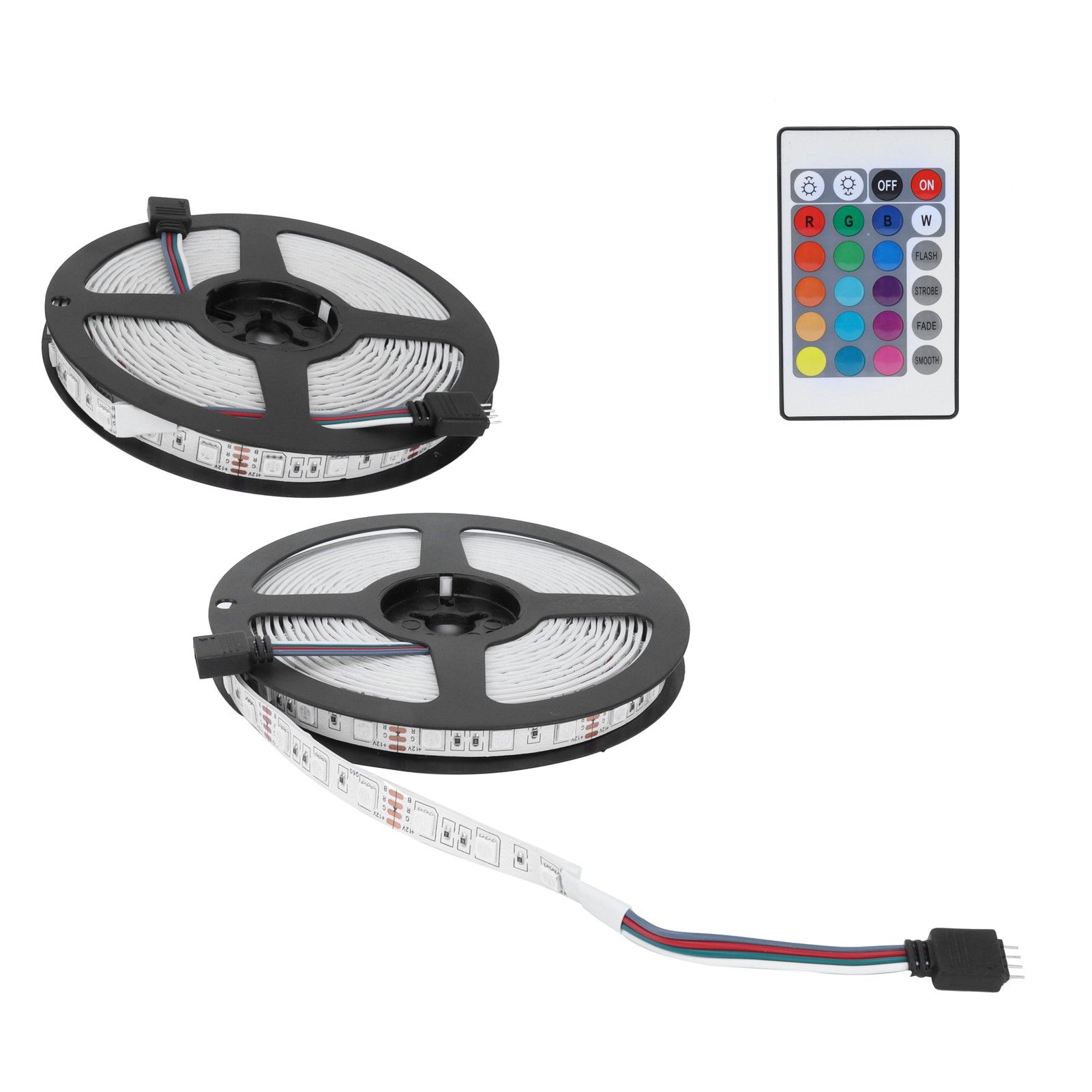 600LED RGB Strip Light 10m 5050SMD Bluetooth APP Control Dimmable Color Change view 6