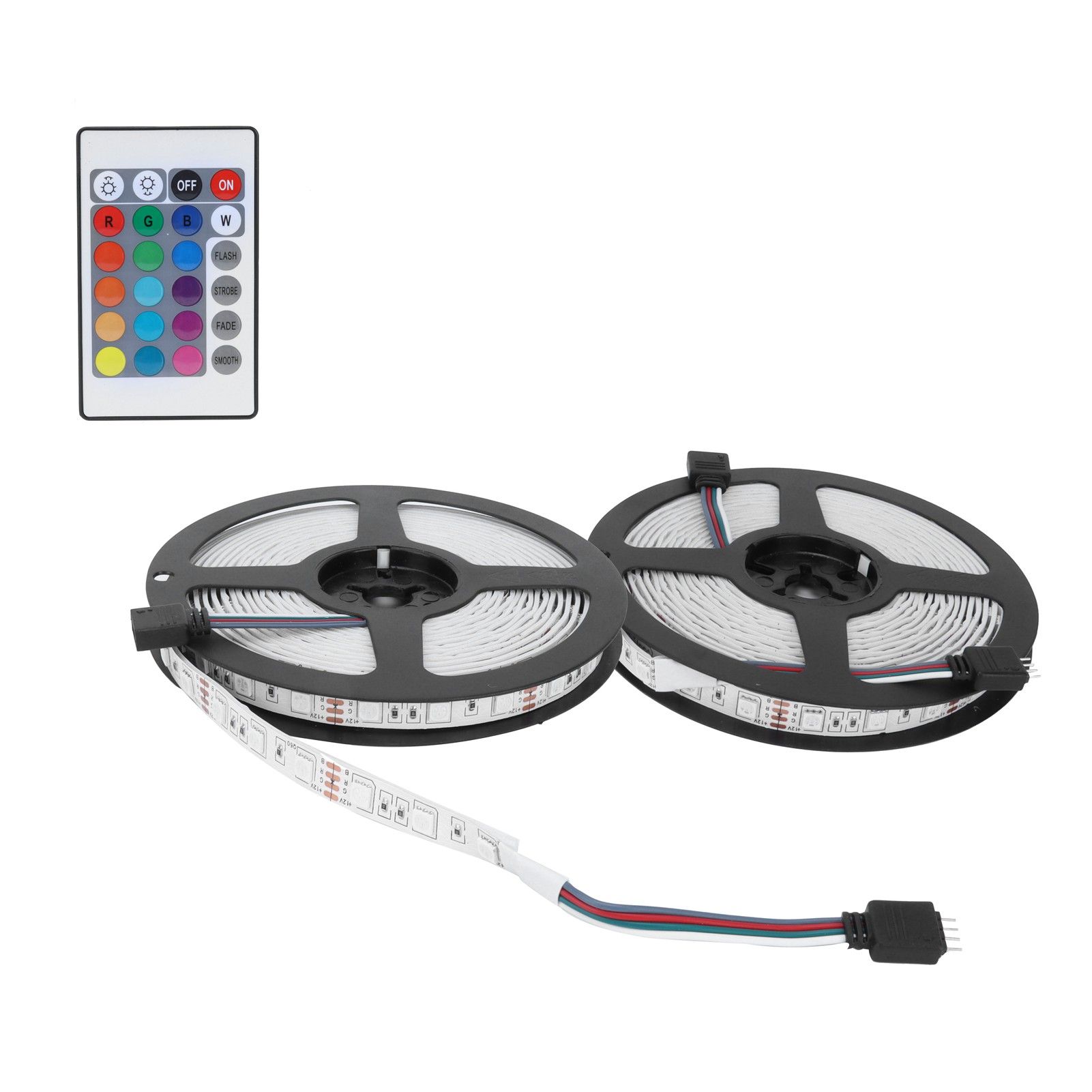 600LED RGB Strip Light 10m 5050SMD Bluetooth APP Control Dimmable Color Change view 8