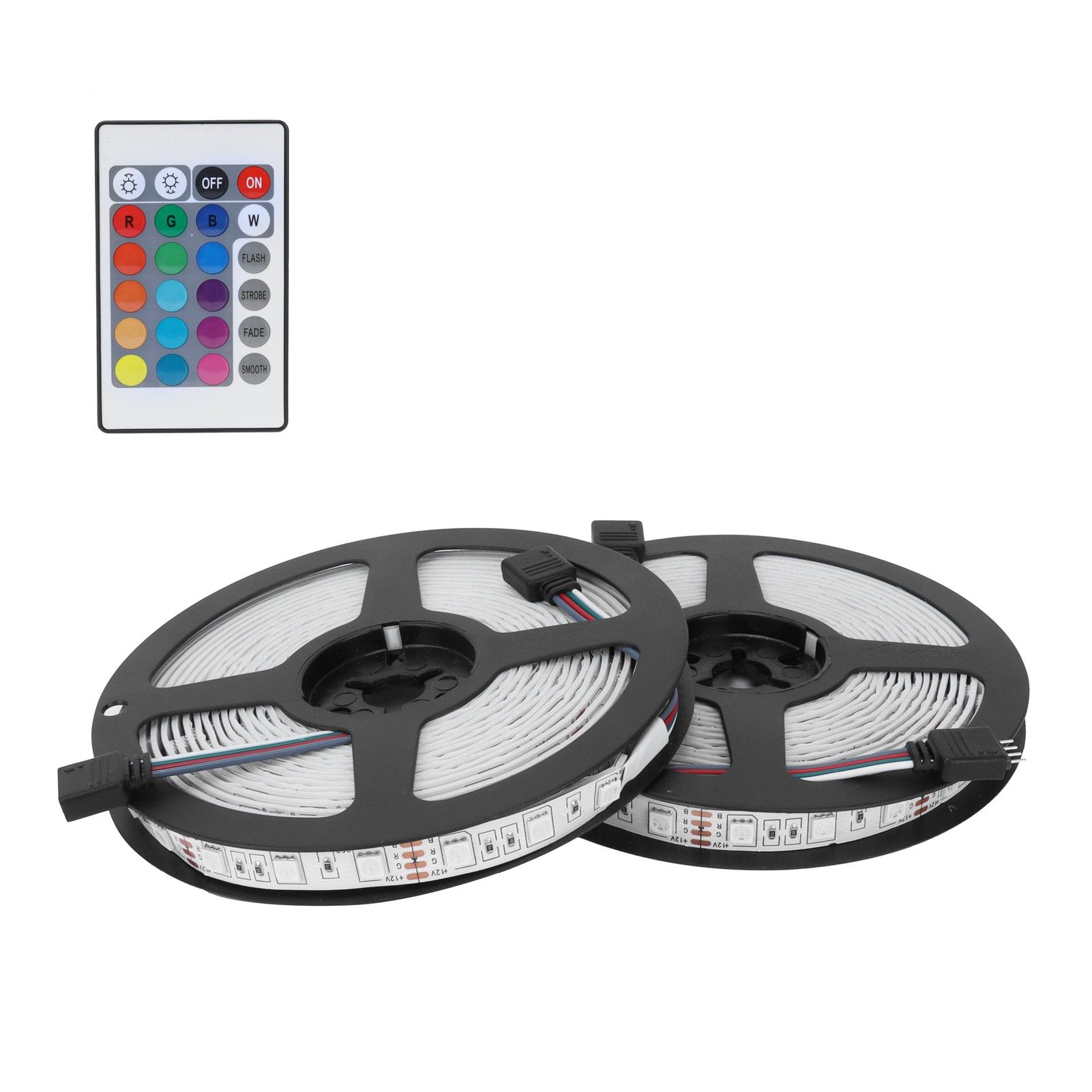 600LED RGB Strip Light 10m 5050SMD Bluetooth APP Control Dimmable Color Change view 10
