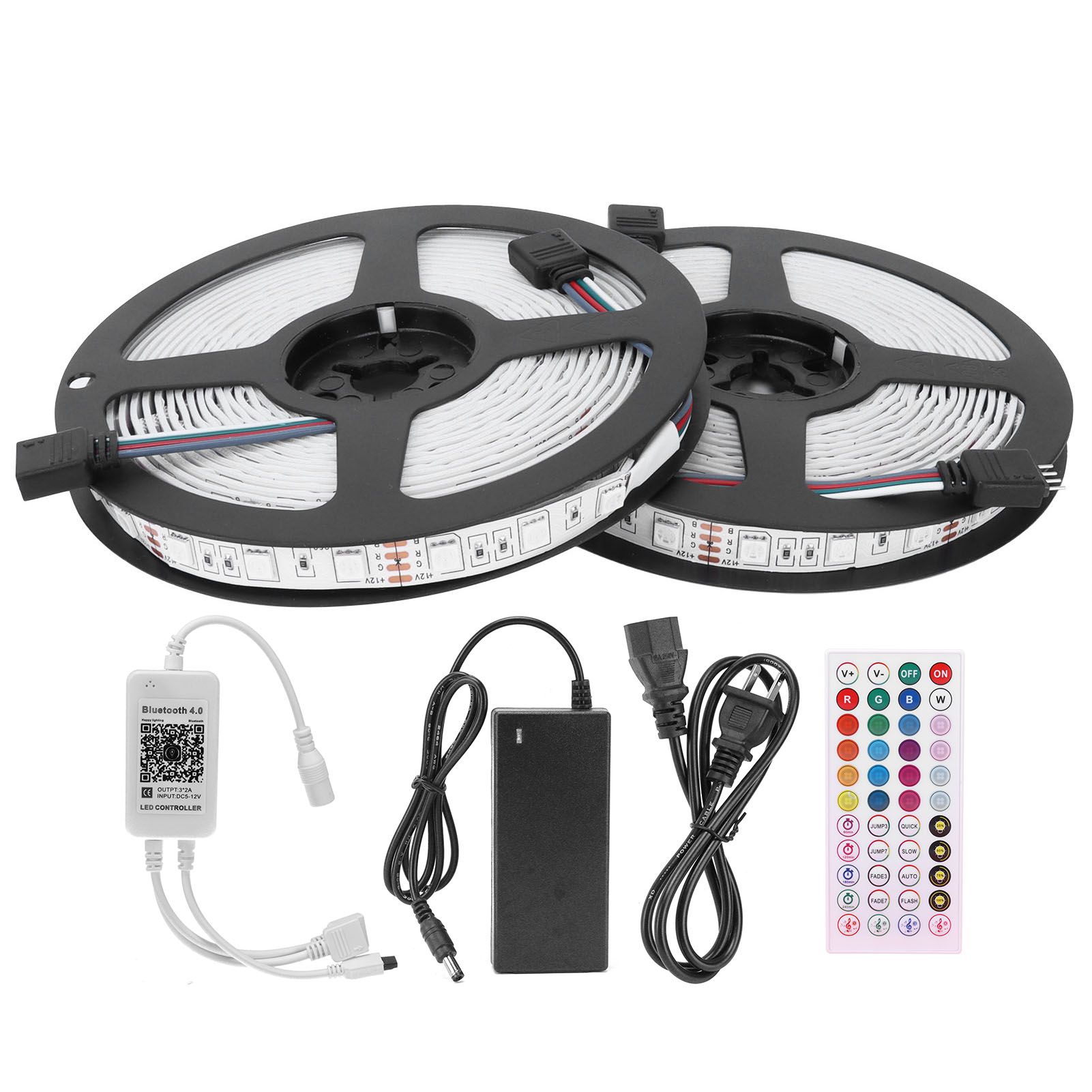 Bluetooth LED Light Strip 12V SMD5050 Dimmable RGB Rope Light Home Party view 2