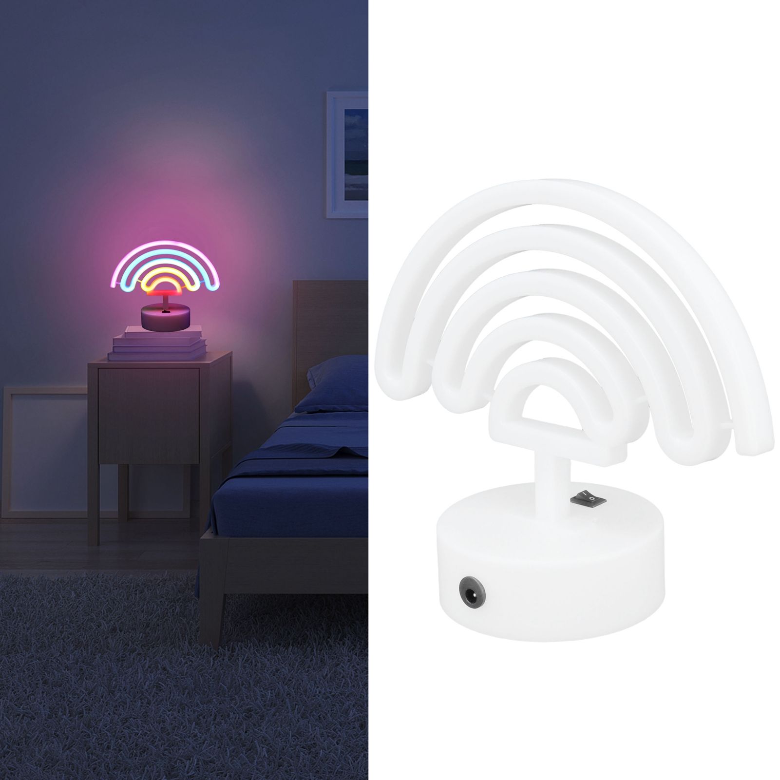 LED Neon Sign Colorful Bedside Night Light for Proposal Wedding Birthday Party view 12