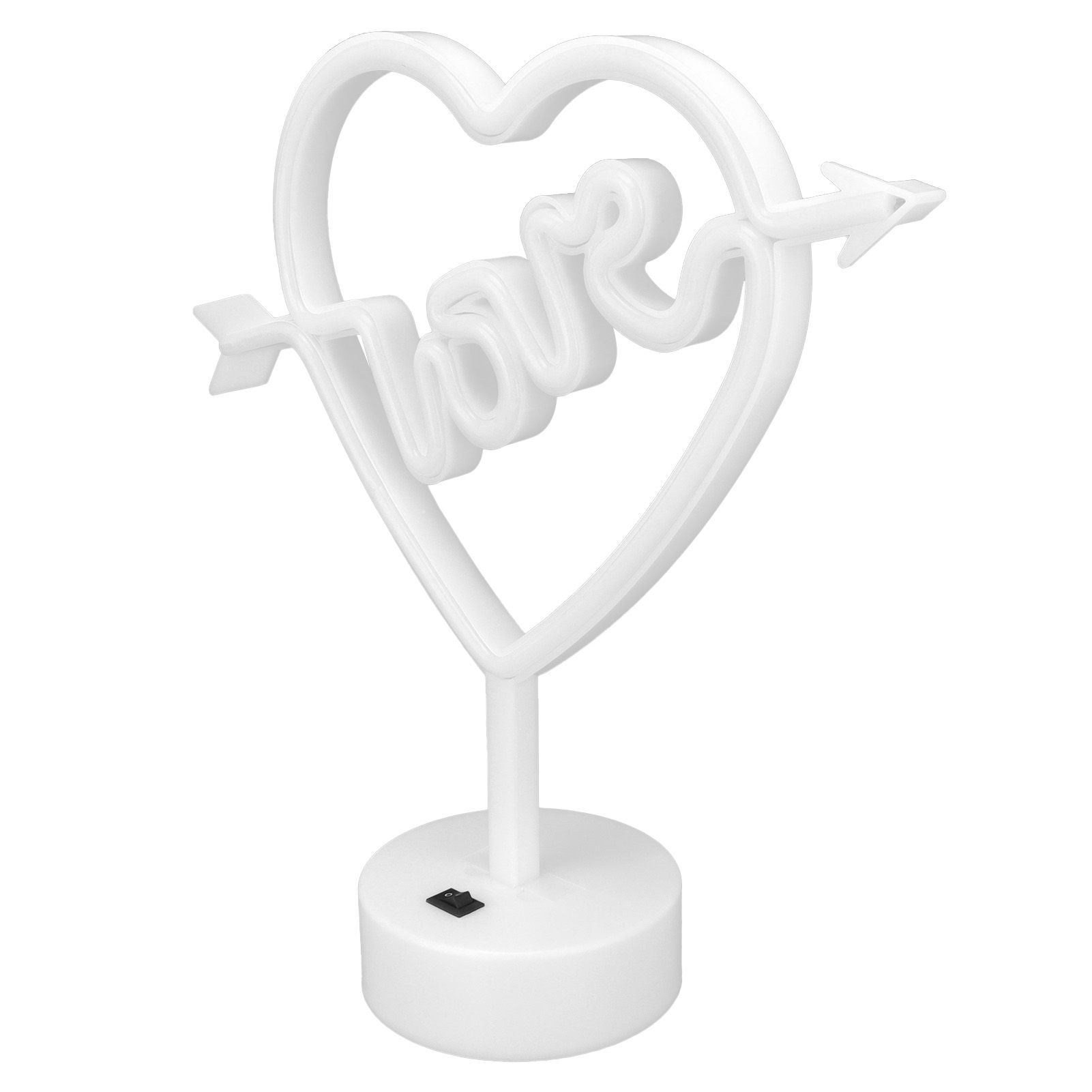 Heart Shape Neon Light Night Light for Wedding Party Kids Room Living Room view 3