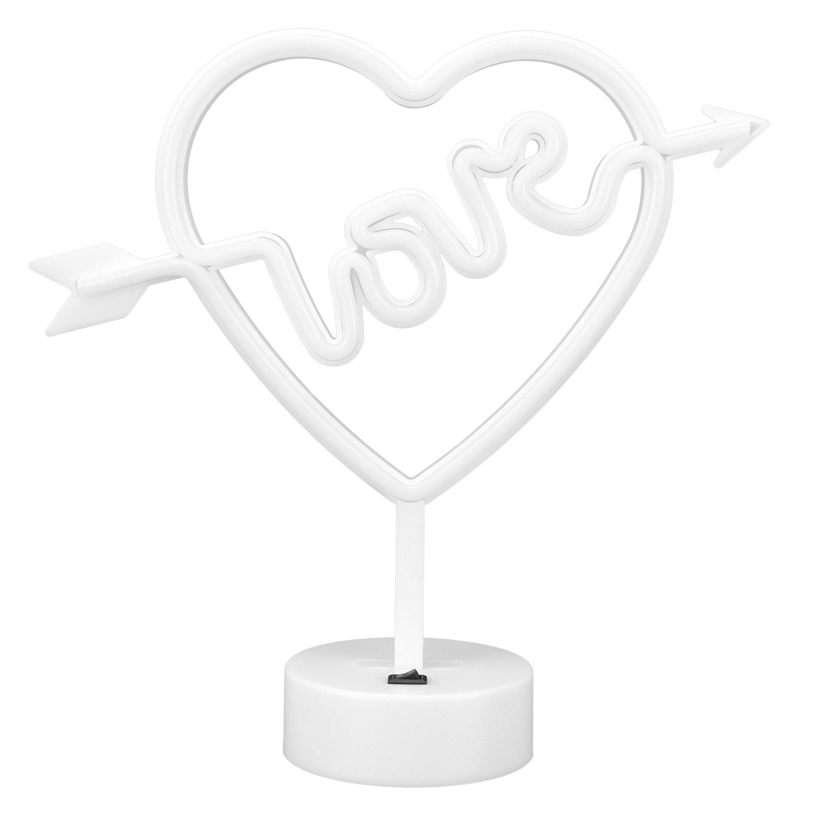 Heart Shape Neon Light Night Light for Wedding Party Kids Room Living Room view 4