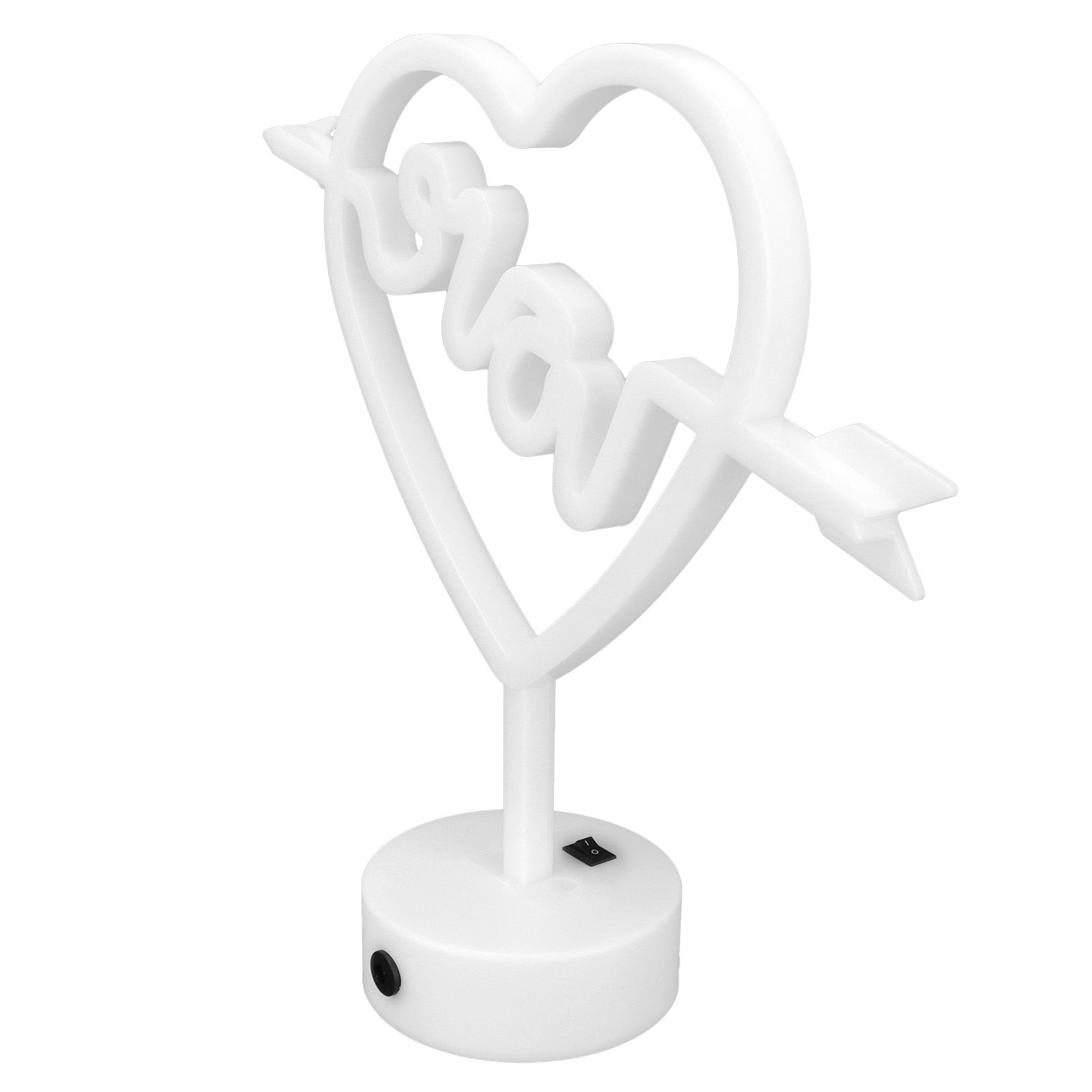 Heart Shape Neon Light Night Light for Wedding Party Kids Room Living Room view 5