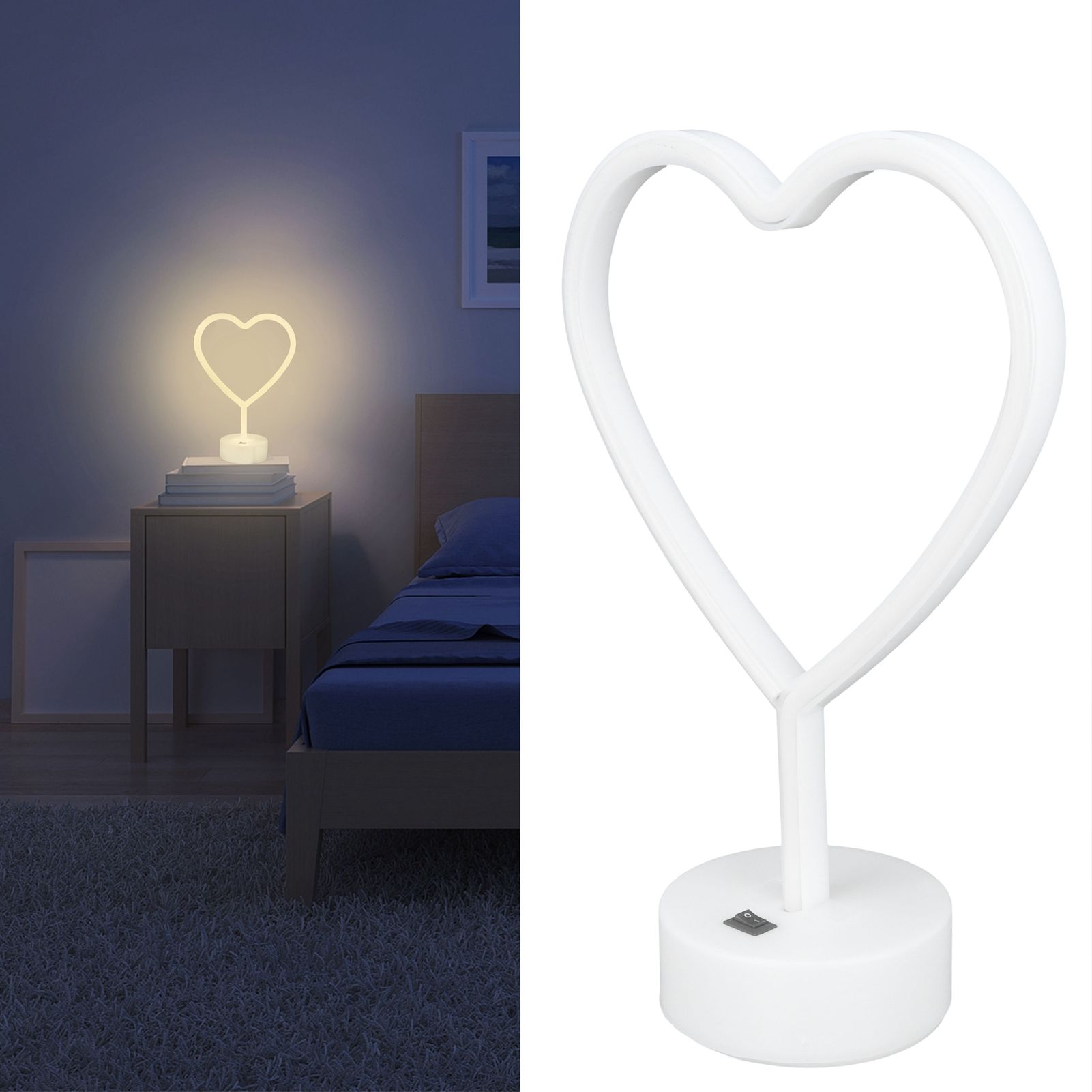 LED Neon Lamp with Base Desktop Neon Sign Night Light Home Party Festival view 12