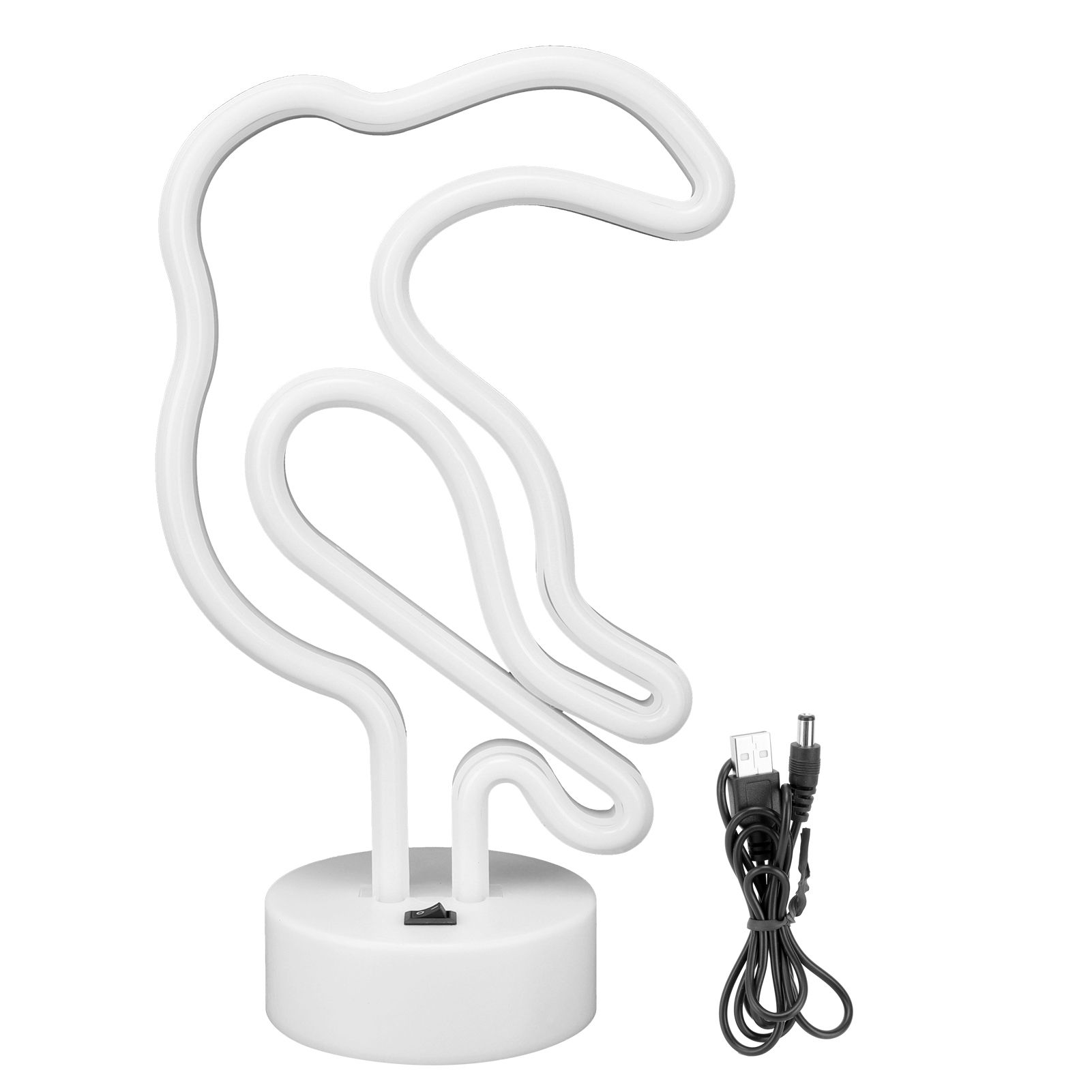 Bird Shape Neon Light Desktop Night Light for Wedding Party Kids Room view 2