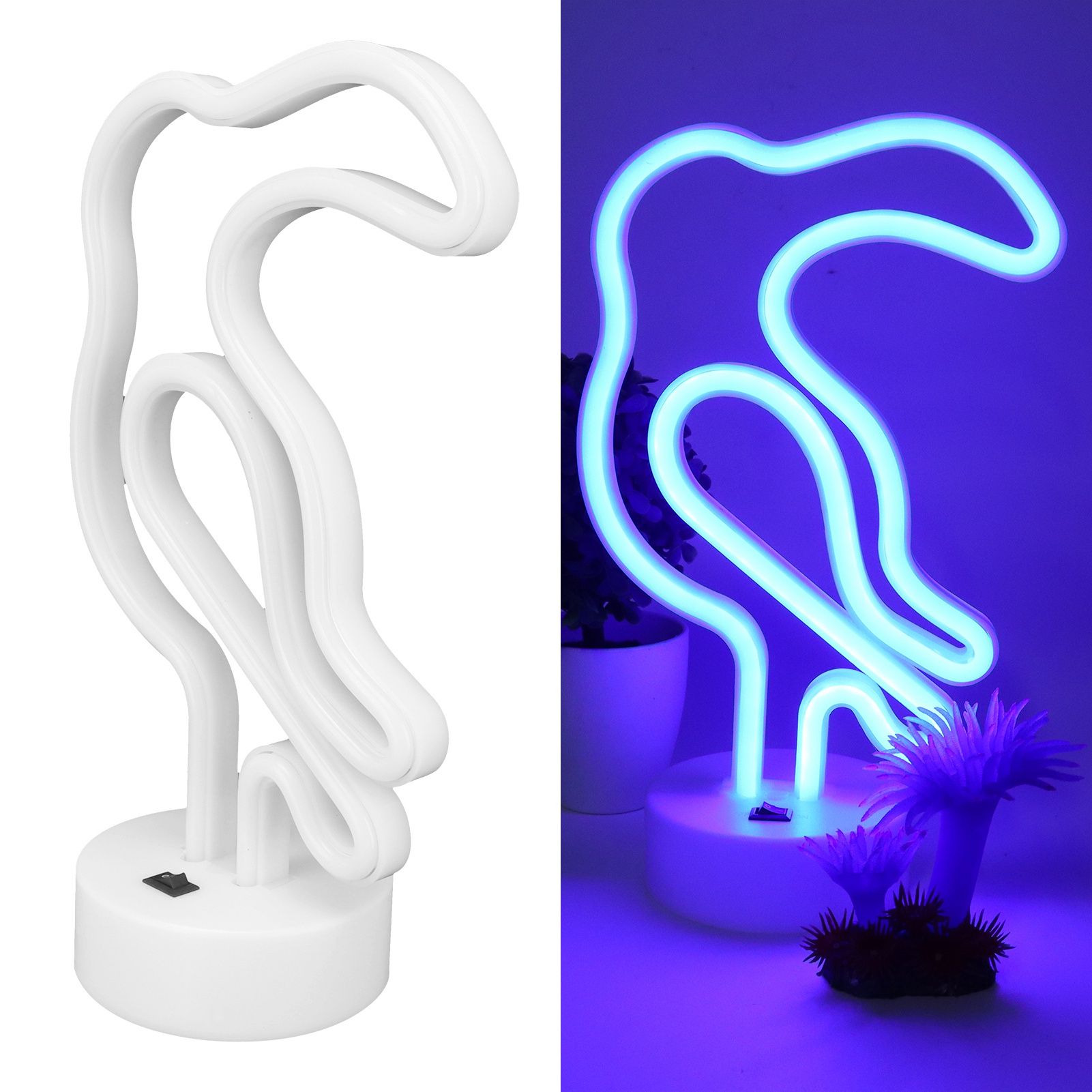 Bird Shape Neon Light Desktop Night Light for Wedding Party Kids Room view 12