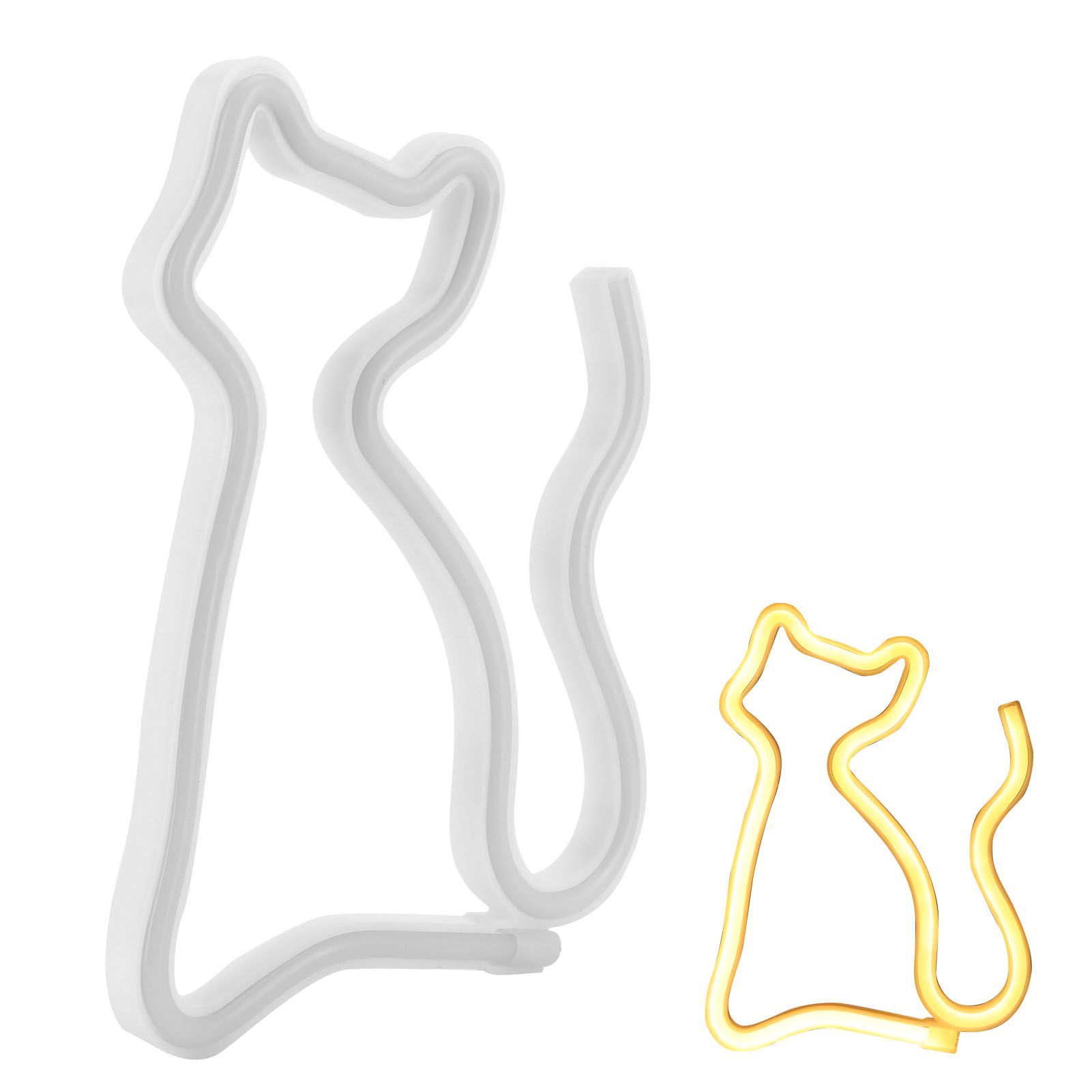 Cat Shaped Neon Sign LED Neon Light Decorative Art for Wedding Party view 6