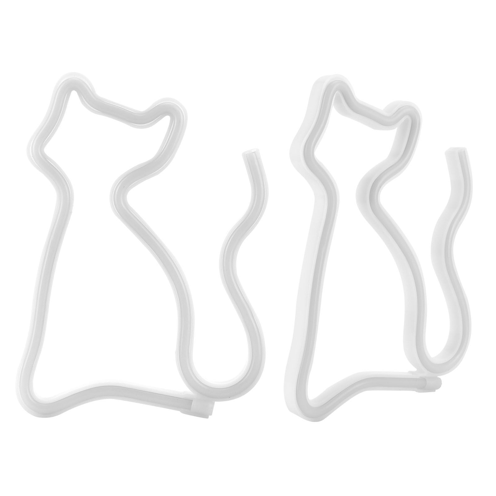 Cat Shaped Neon Sign LED Neon Light Decorative Art for Wedding Party view 7