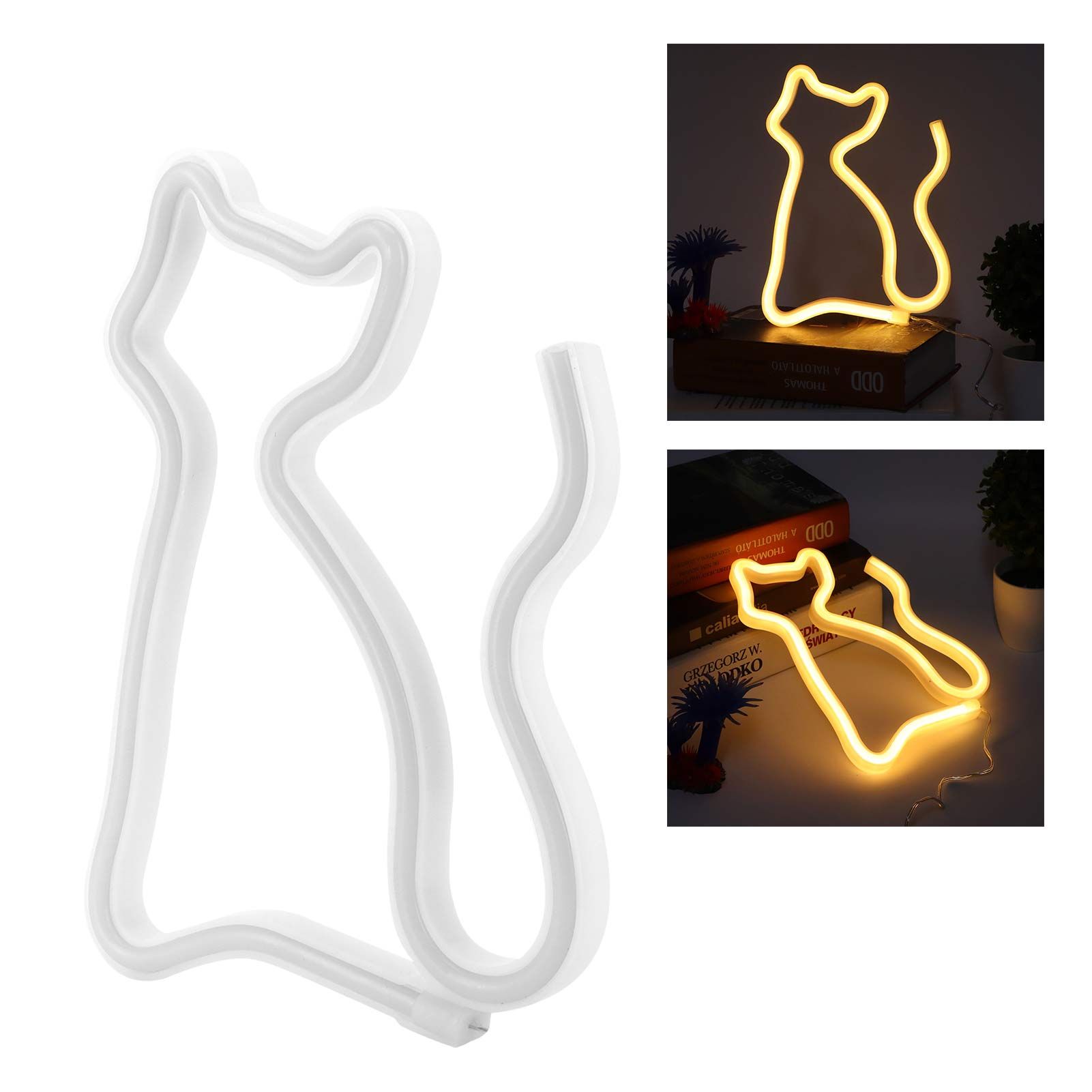 Cat Shaped Neon Sign LED Neon Light Decorative Art for Wedding Party view 12