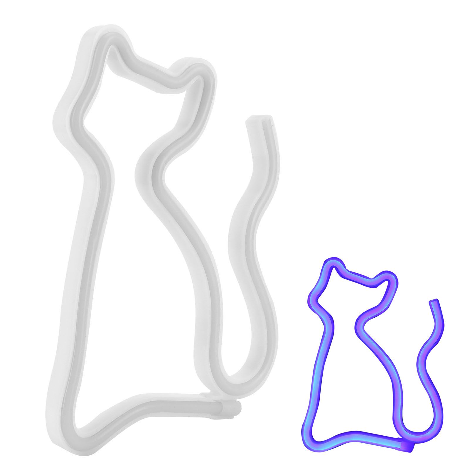Cat Shaped Neon Sign LED Neon Light Decorative Art for Wedding Party view 6