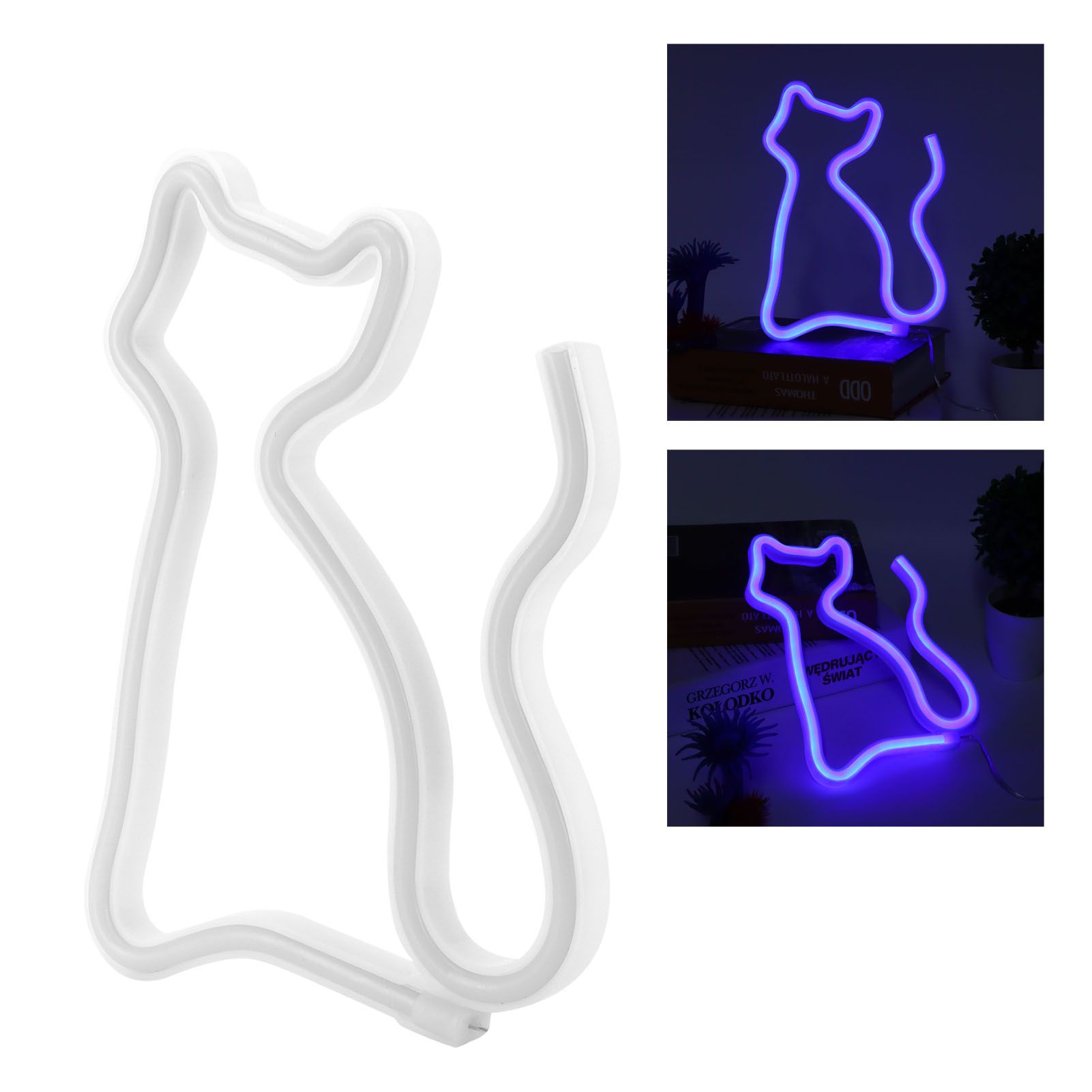 Cat Shaped Neon Sign LED Neon Light Decorative Art for Wedding Party view 12